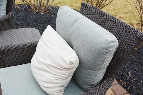 Hampton Bay Patio Chairs, Ottomans and Storage Table