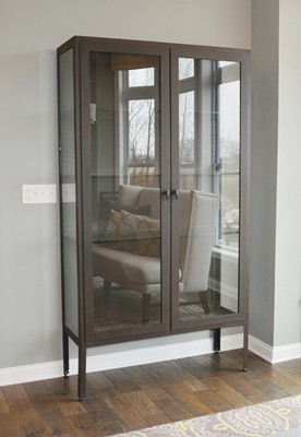 Metal Apothecary Style Display Cabinet