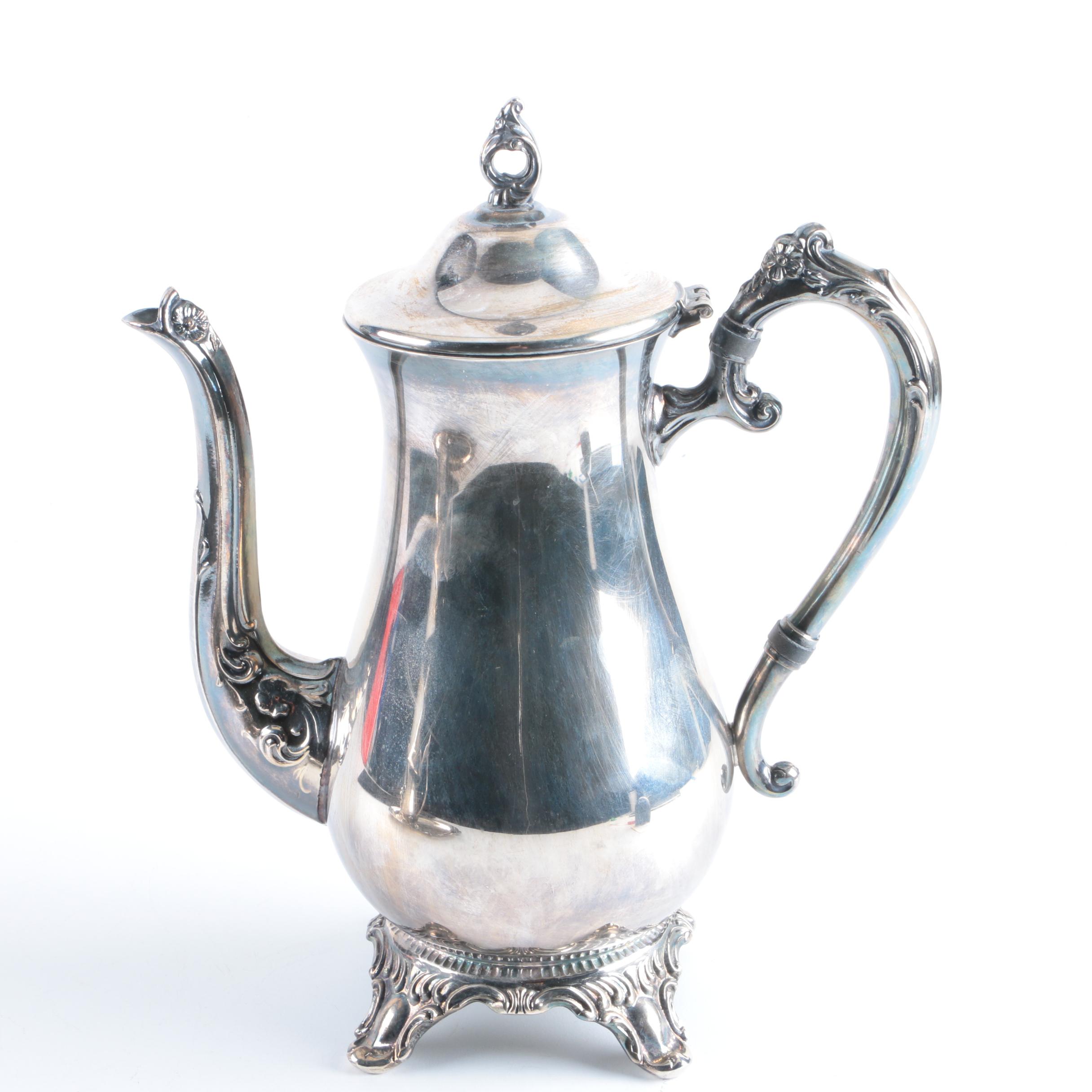 Alvin Silver Plate Footed Coffee Service