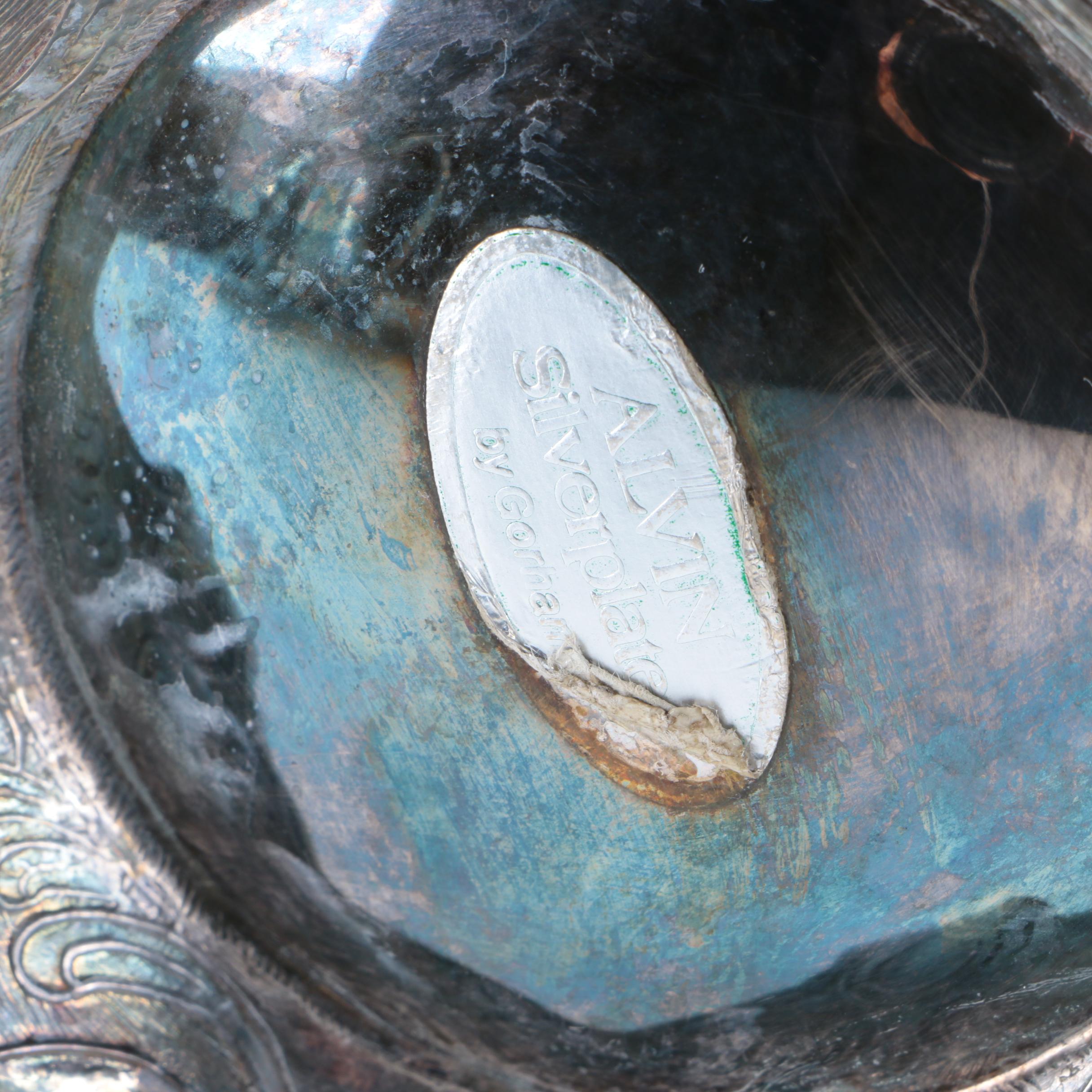 Alvin Silver Plate Footed Coffee Service