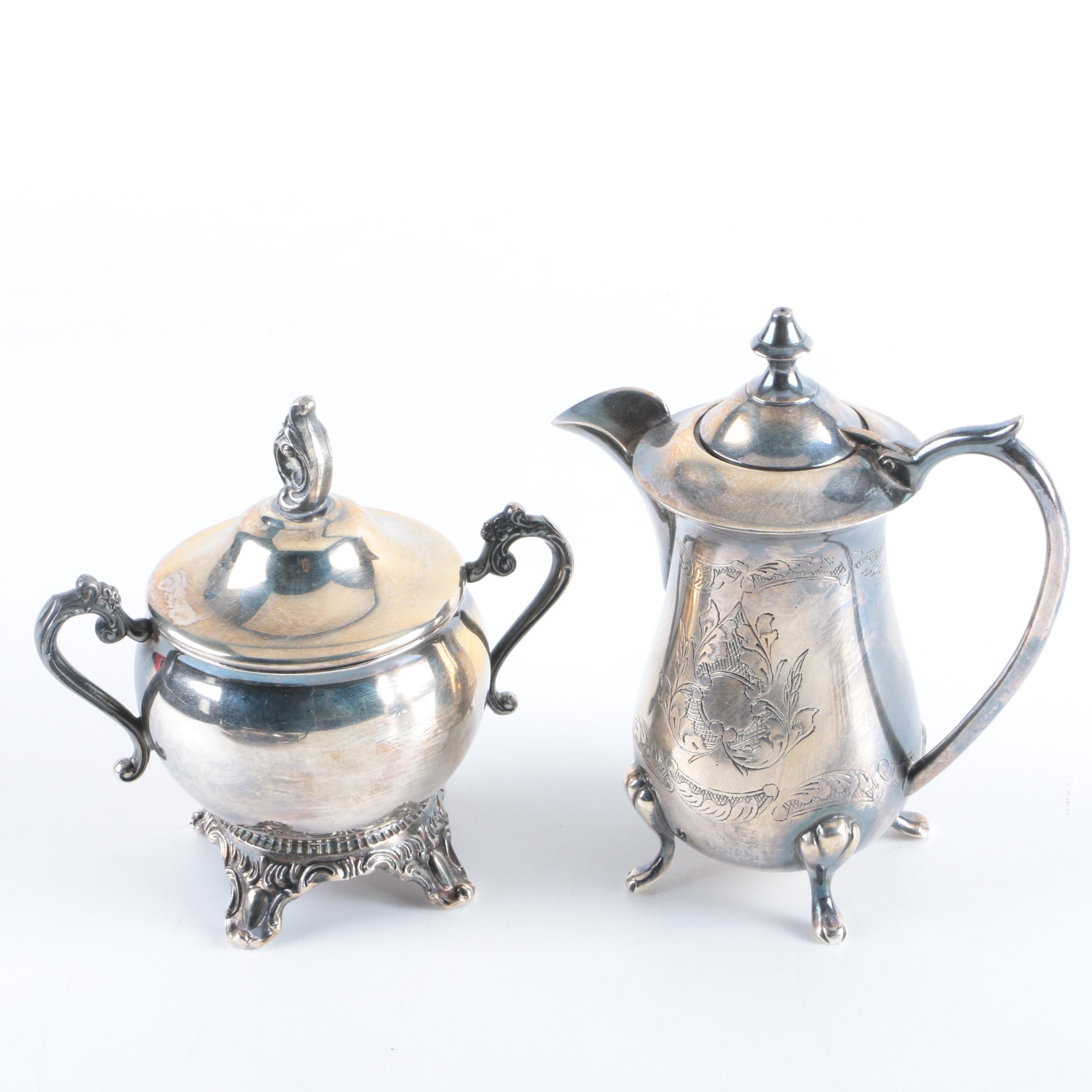 Alvin Silver Plate Footed Coffee Service