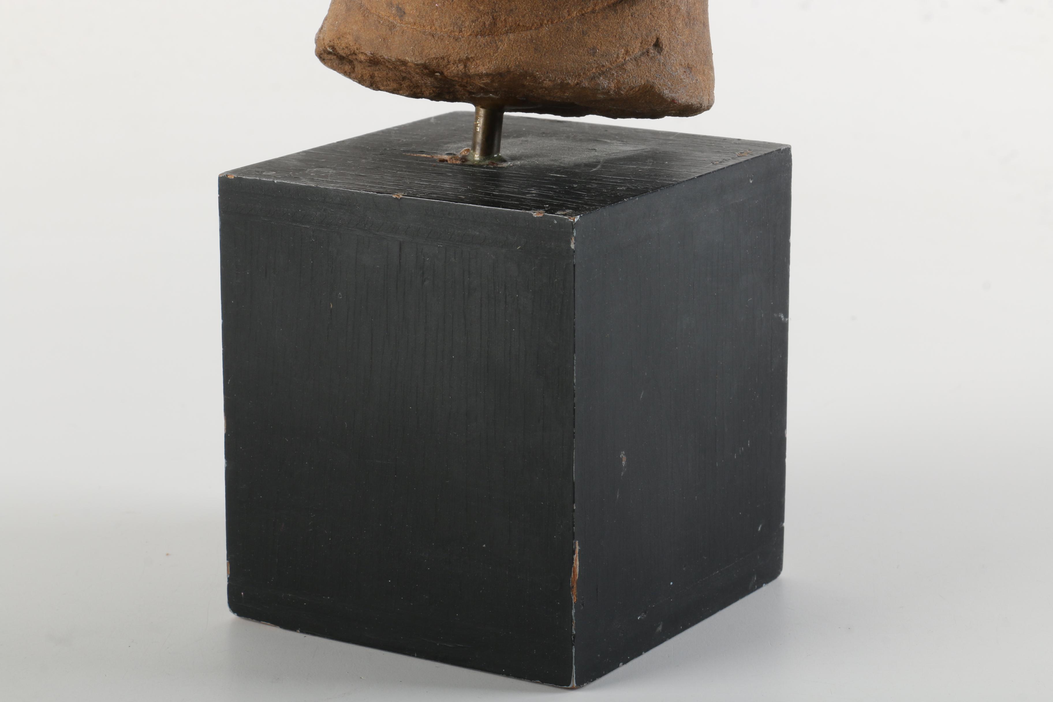 Carved Stone Buddha Head