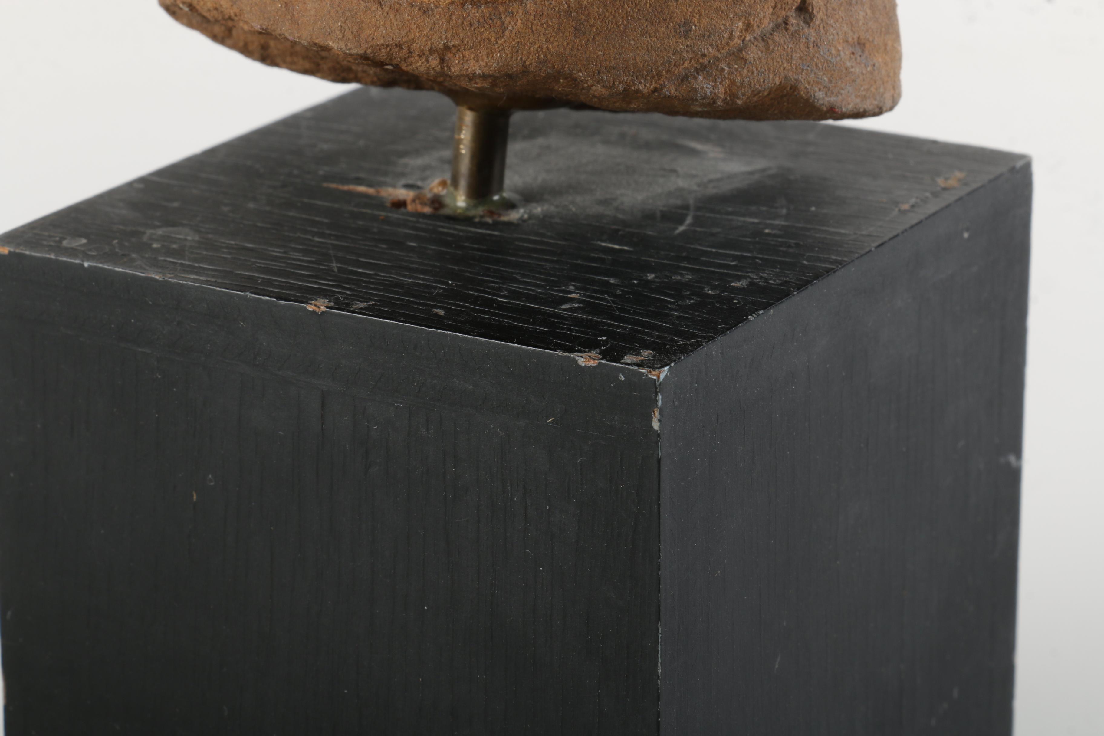 Carved Stone Buddha Head