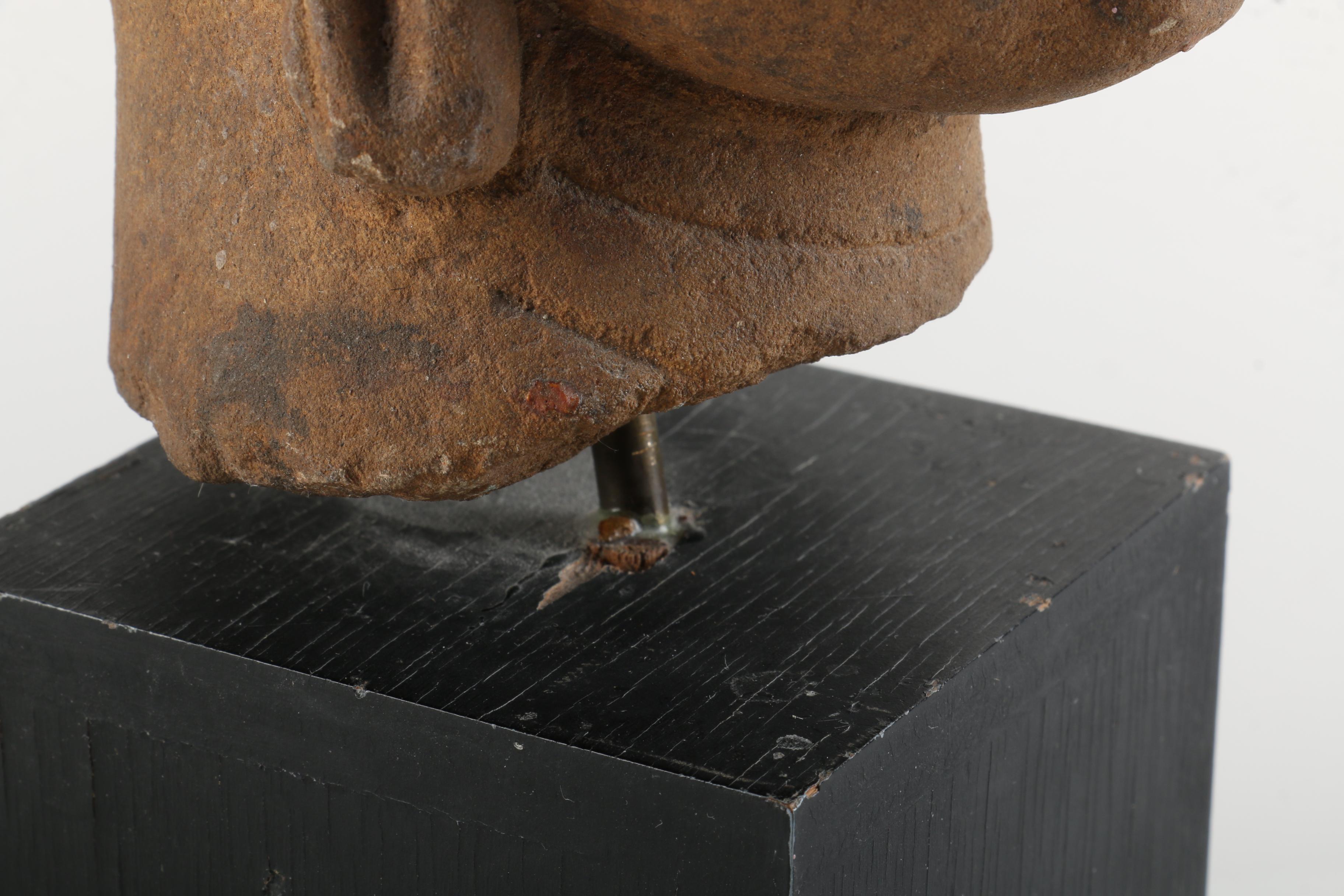 Carved Stone Buddha Head