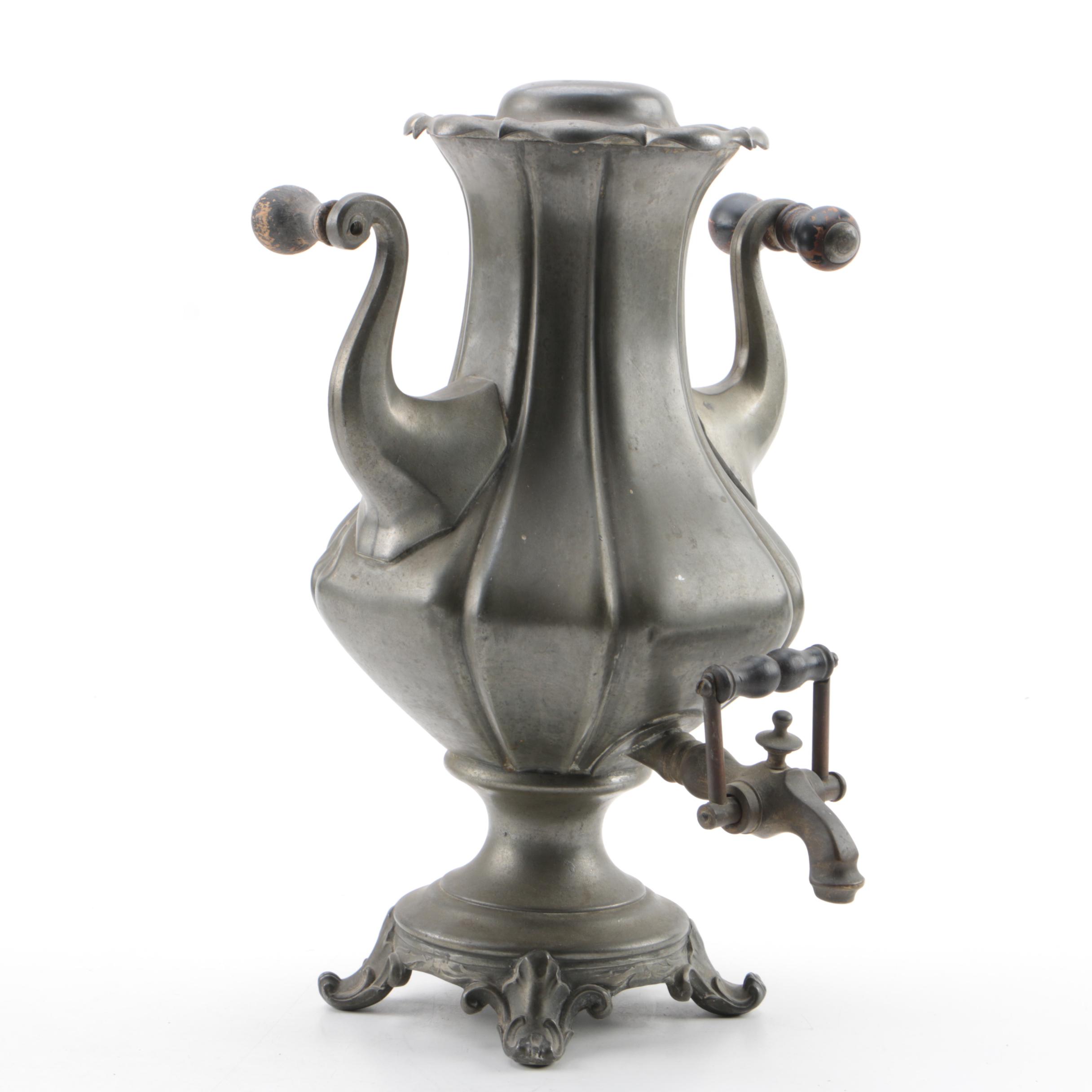 James Dixon & Sons Pewter Samovar
