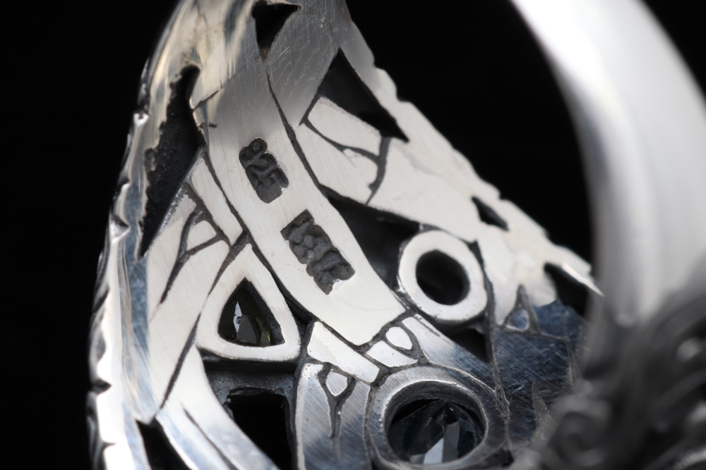 Sterling Silver, 18K Yellow Gold and Multi-Gemstone Ring