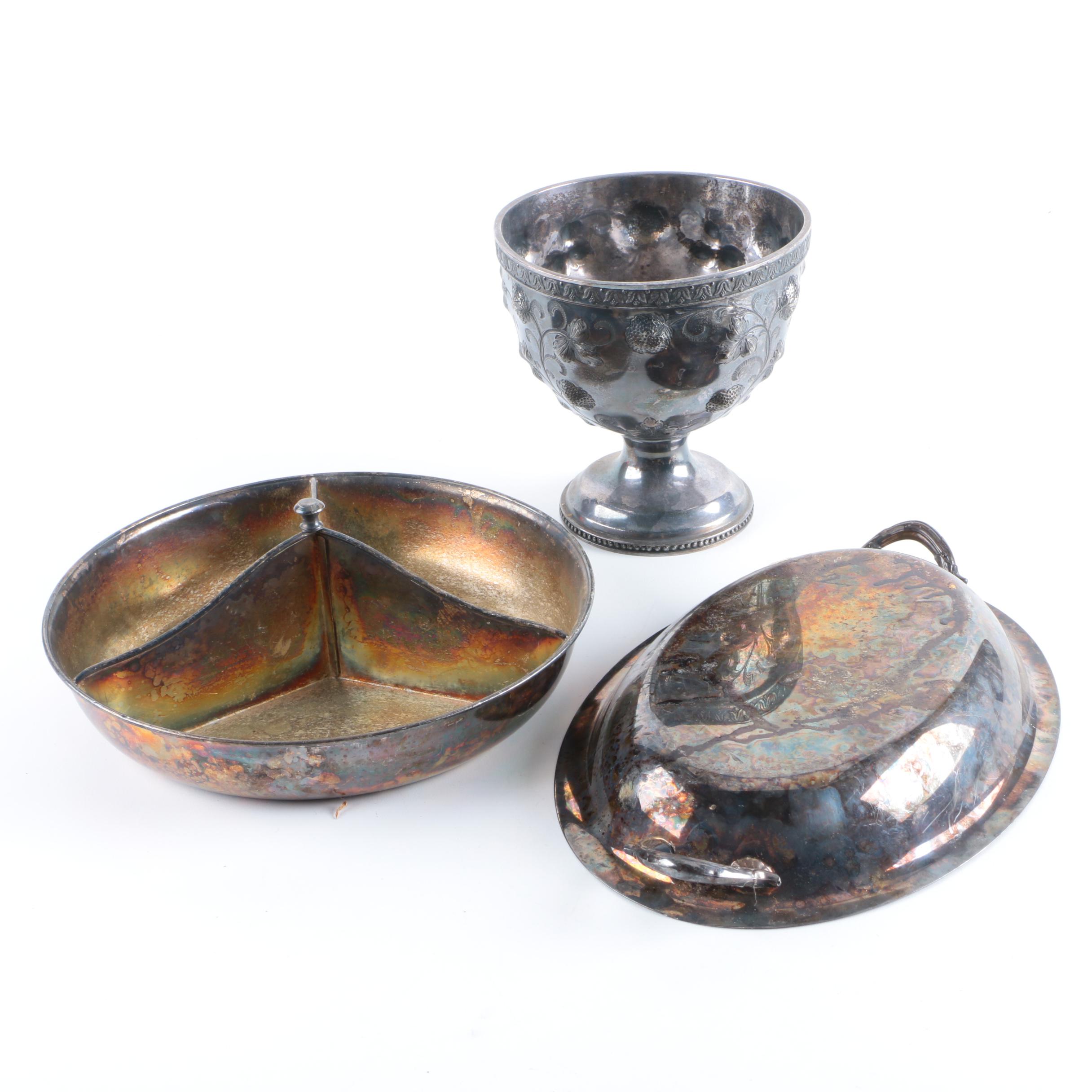 Sanders & Bowers Ltd. Knife and Other Serveware with Antler-Handled Utensils