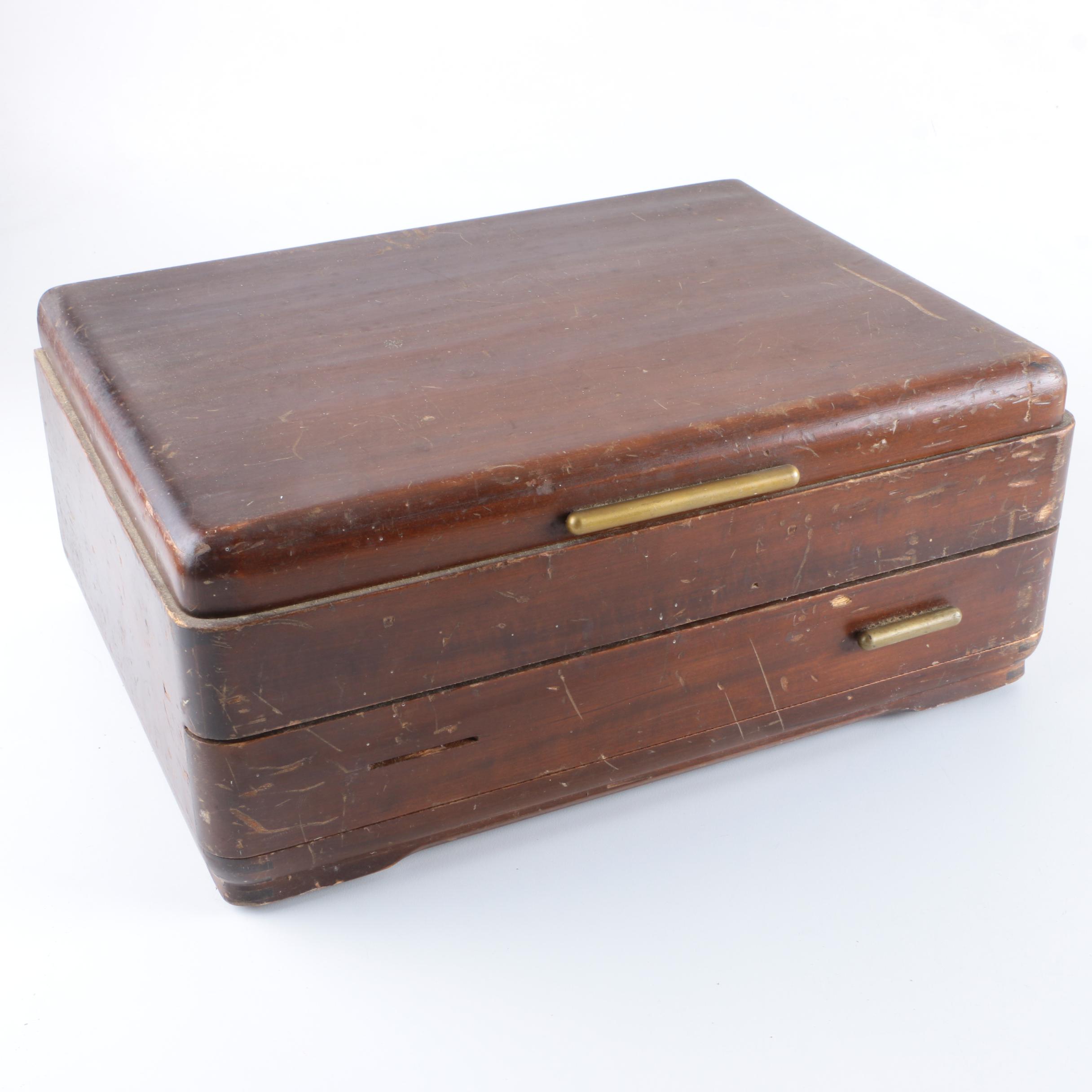 Sanders & Bowers Ltd. Knife and Other Serveware with Antler-Handled Utensils