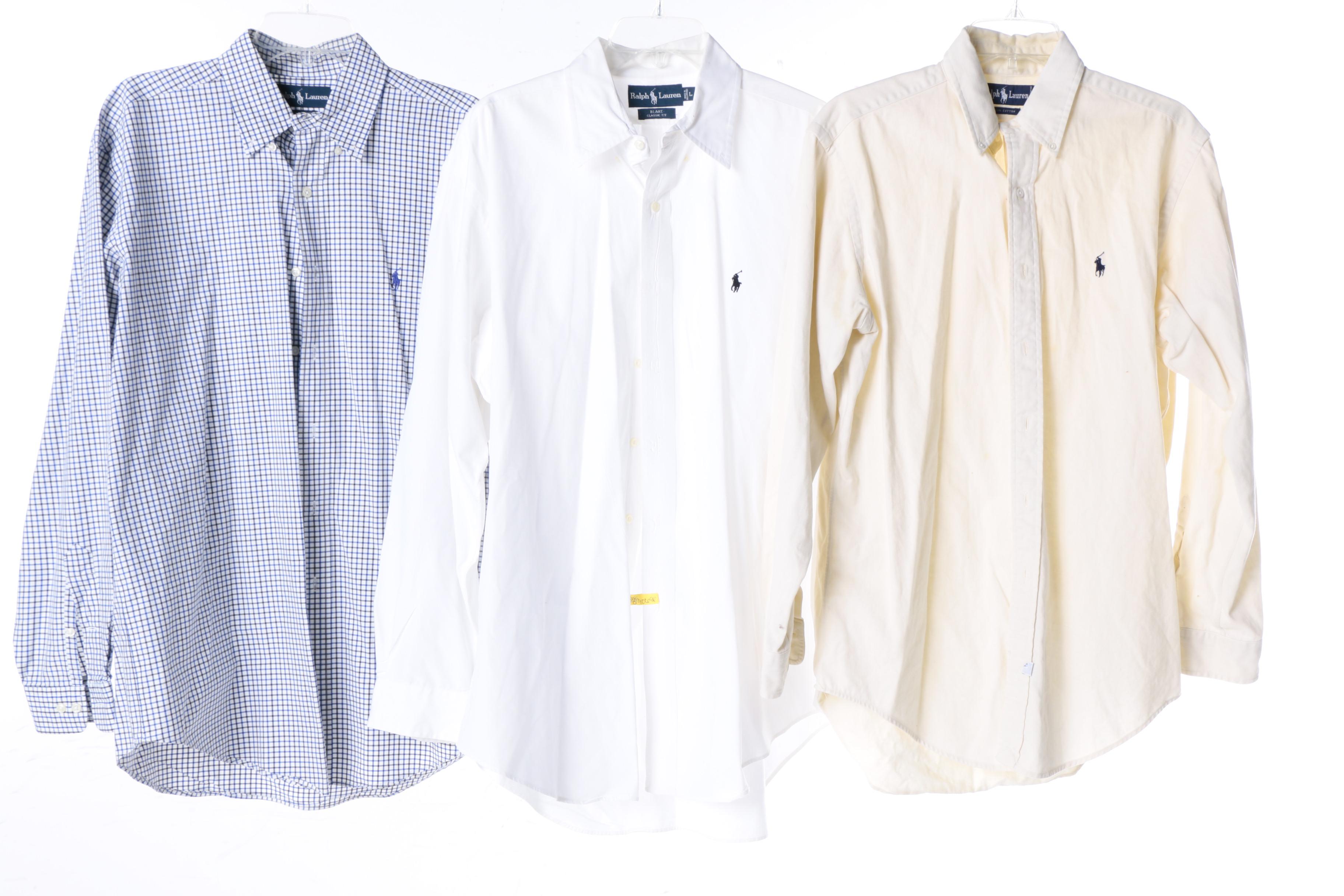 Men's Polo Ralph Lauren Button-Down Collar Shirts