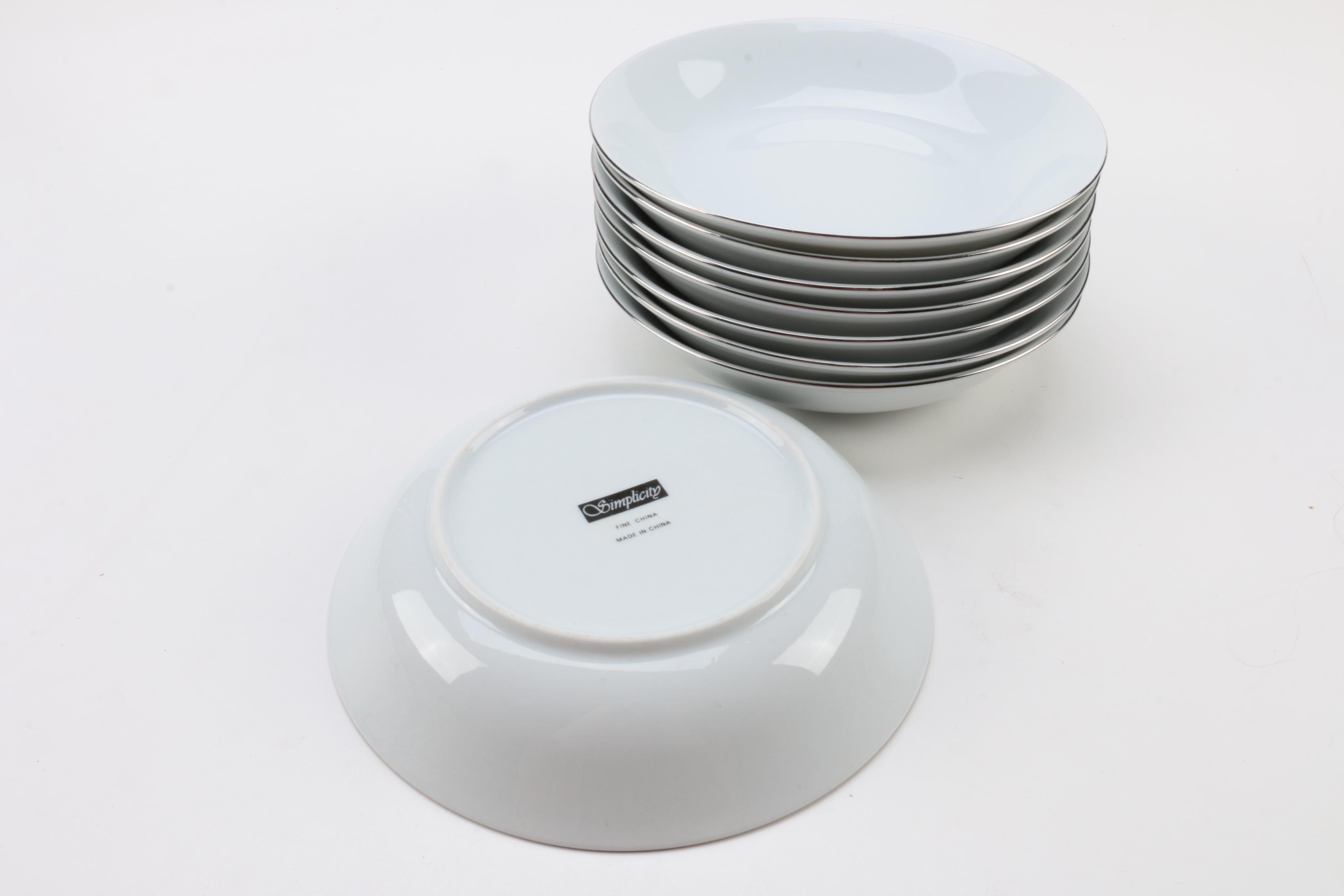 Simplicity Porcelain Tableware