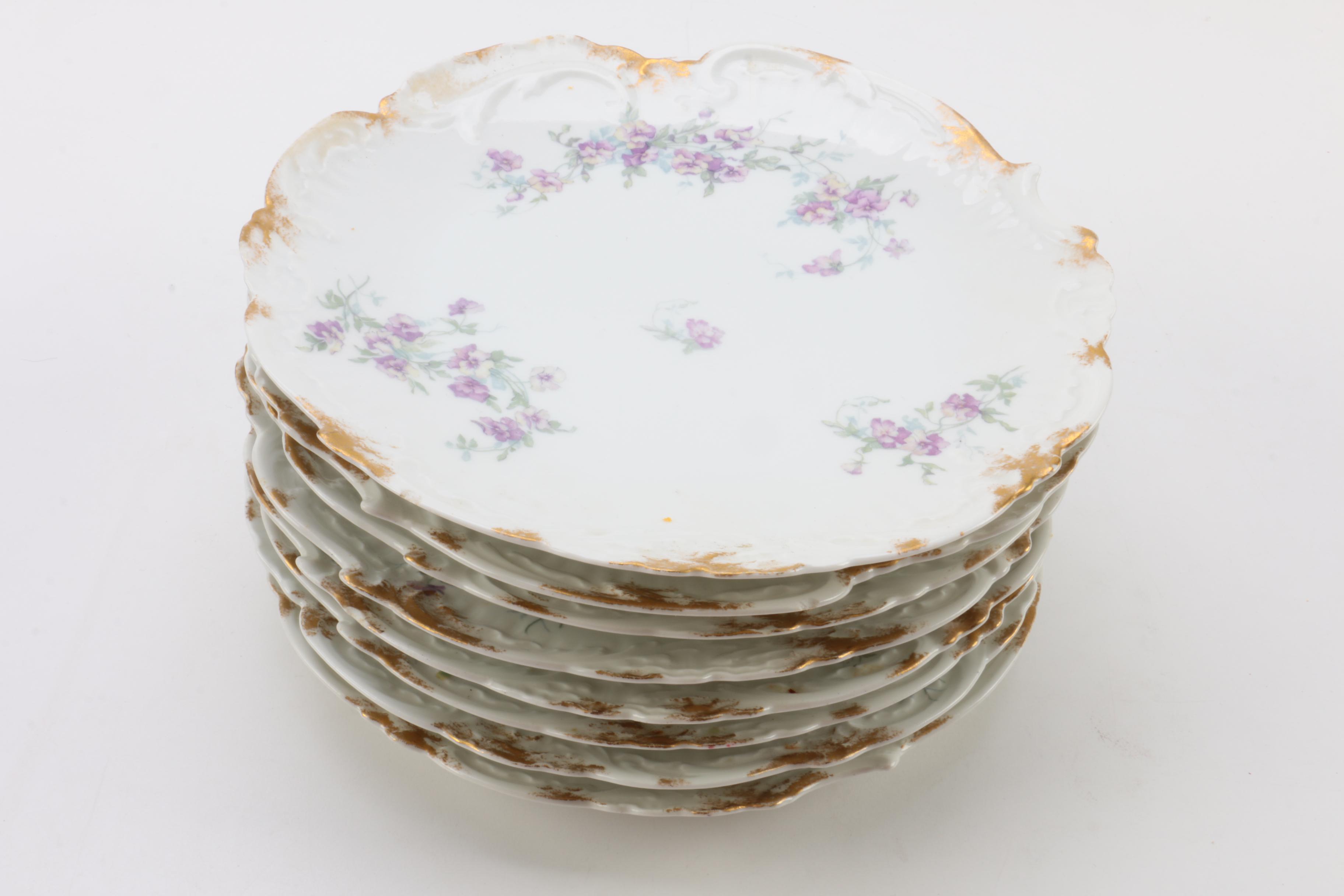 Antique Delinieres and Co. Limoges Porcelain Tableware