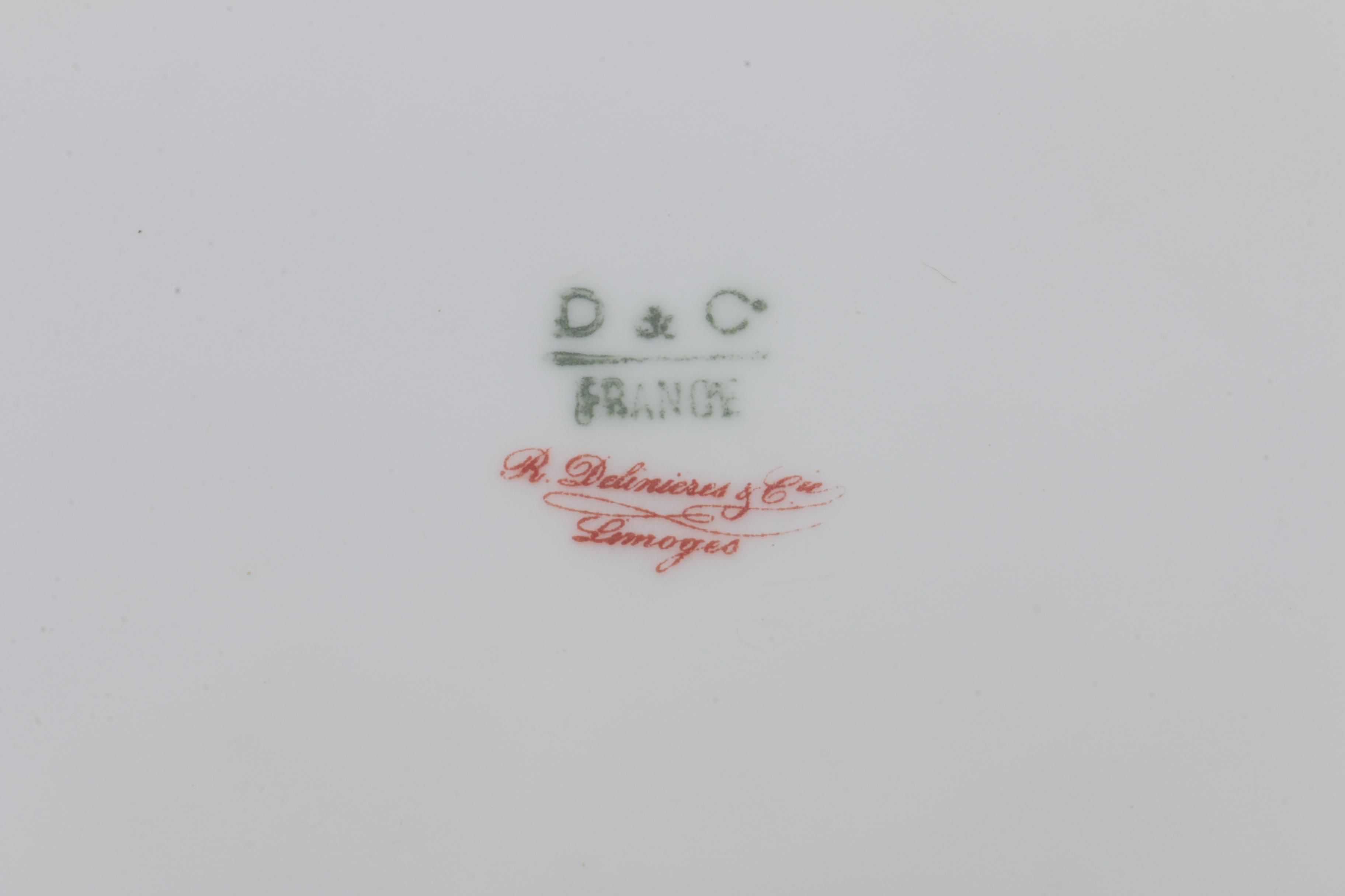 Antique Delinieres and Co. Limoges Porcelain Tableware