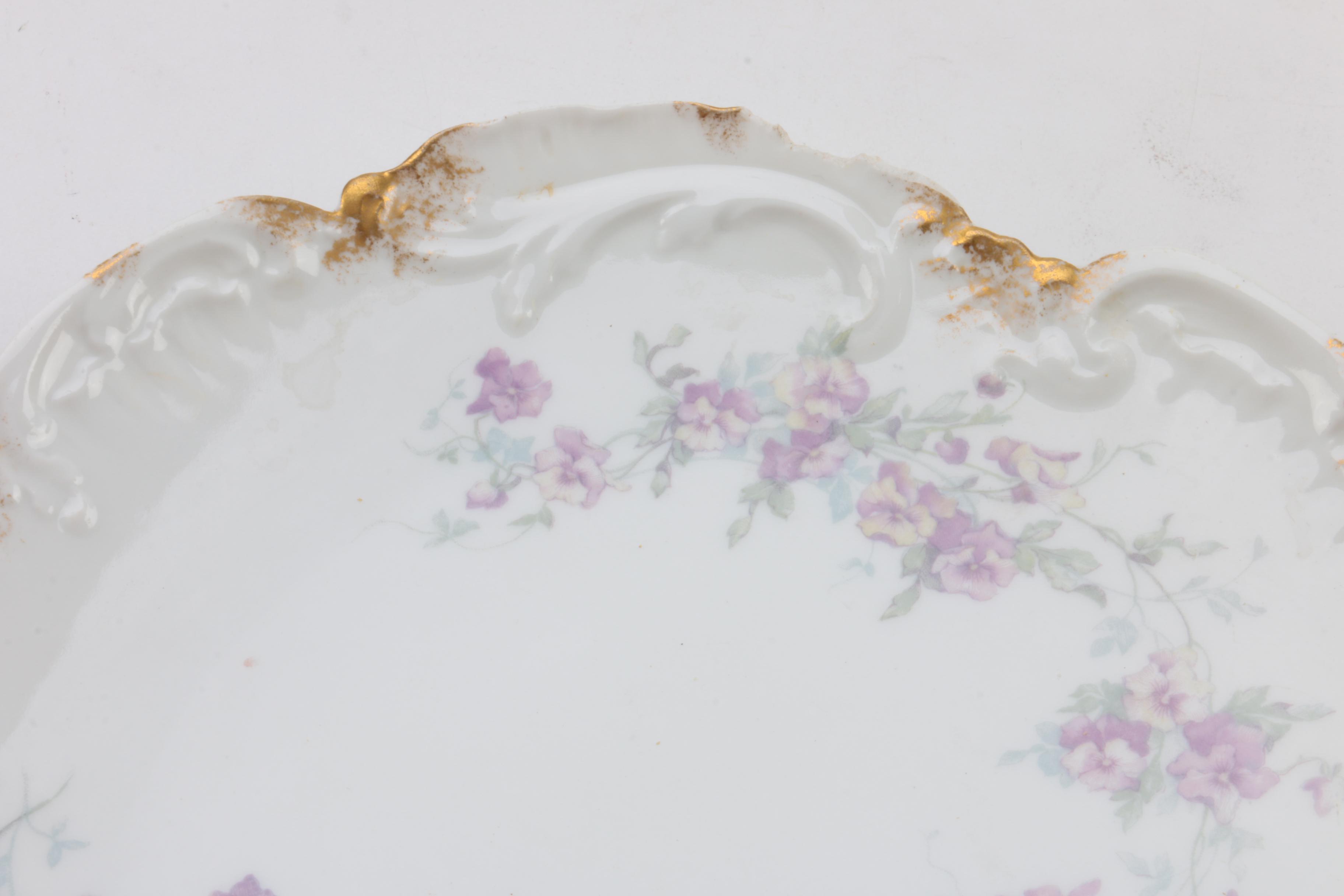 Antique Delinieres and Co. Limoges Porcelain Tableware