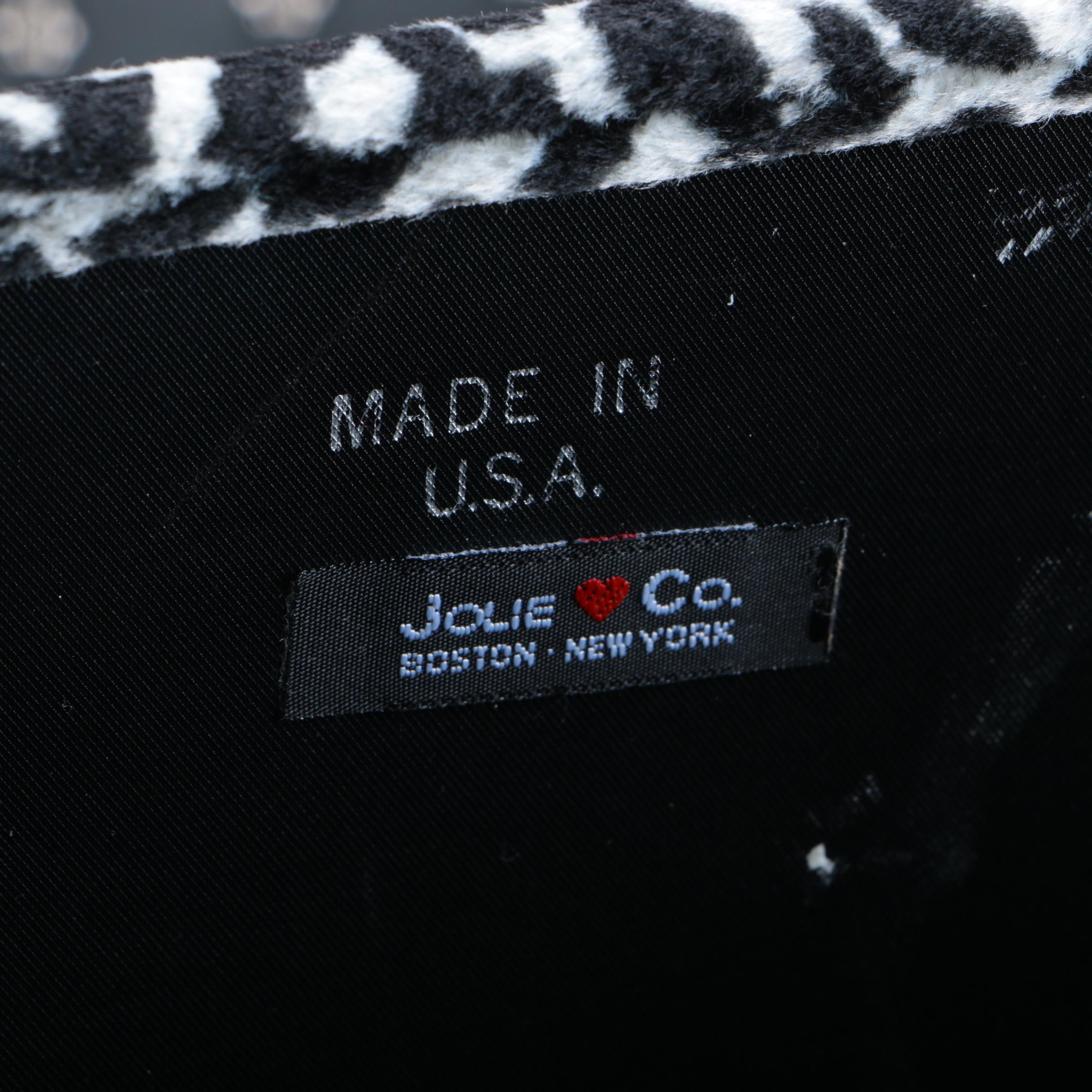 Jolie Co. Leopard Print Suitcase