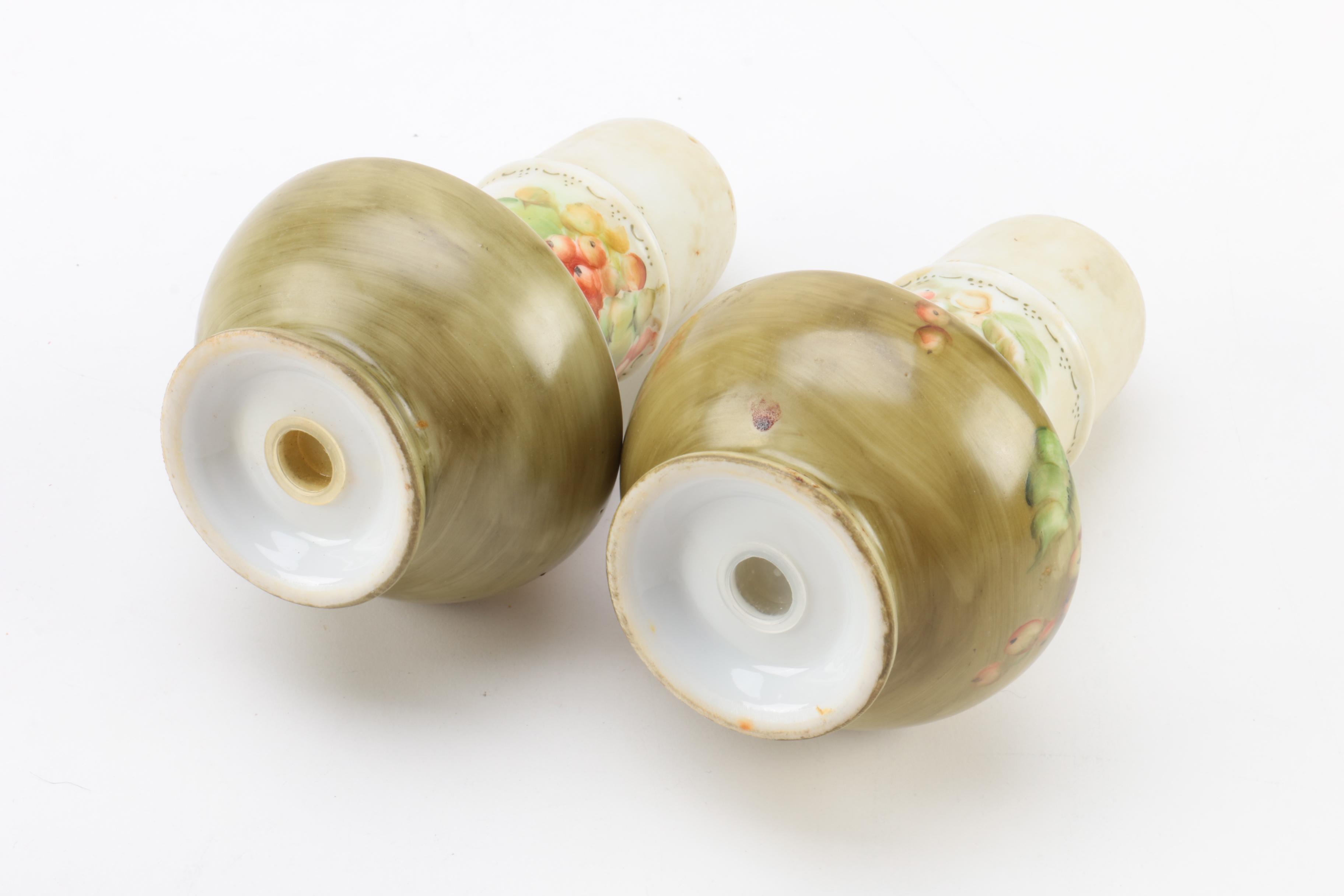 Vintage Hand Painted Teapot and Tableware