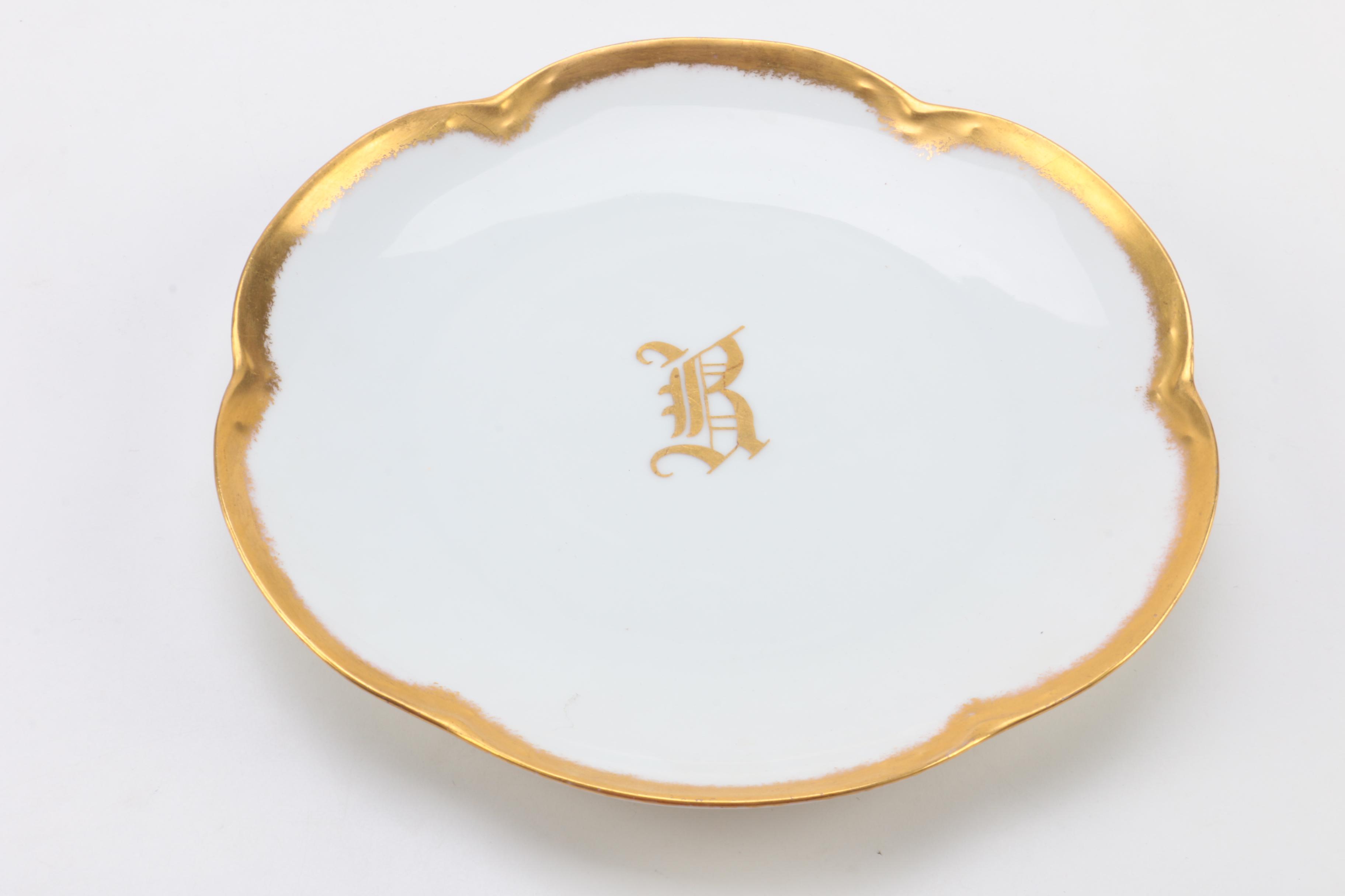 Vintage Hand Painted Teapot and Tableware