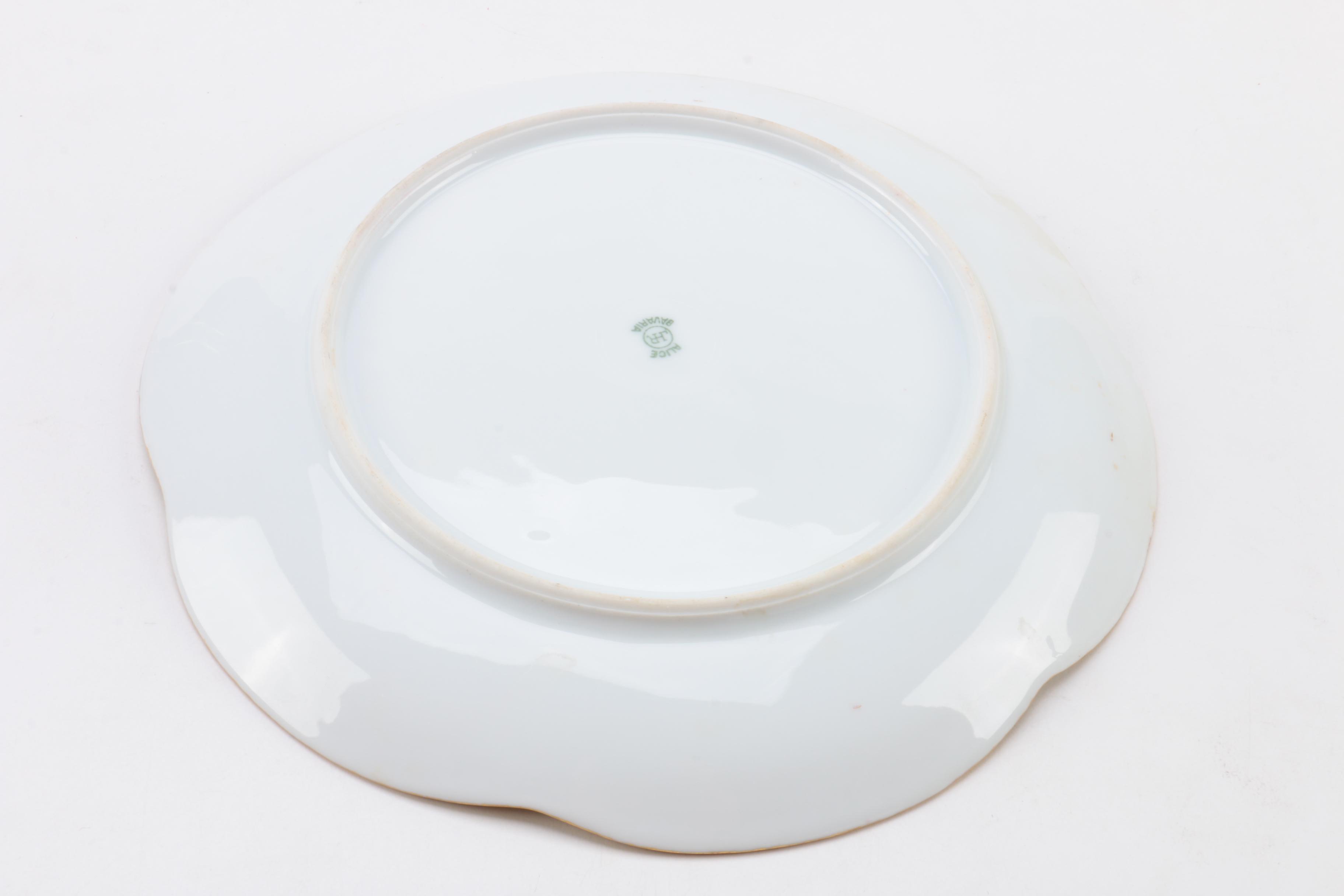 Vintage Hand Painted Teapot and Tableware