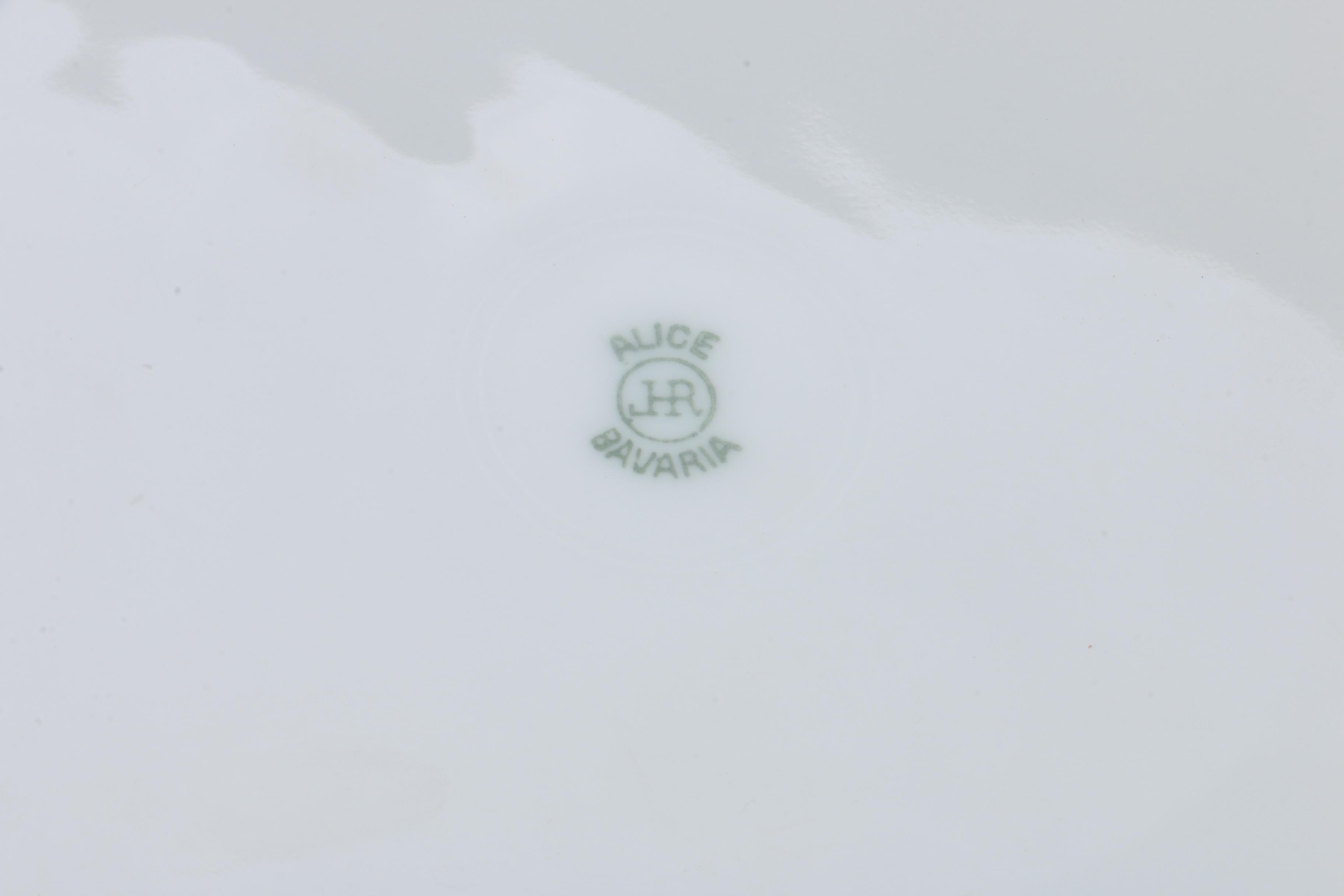 Vintage Hand Painted Teapot and Tableware