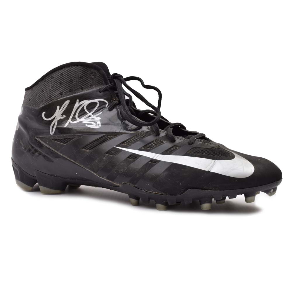 Luke Kuechley Carolina Panthers Autographed Practice Cleat