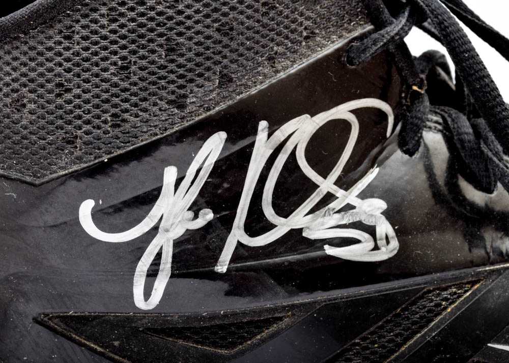 Luke Kuechley Carolina Panthers Autographed Practice Cleat