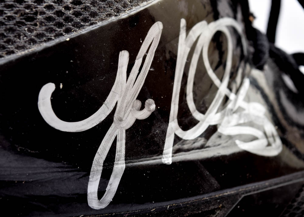 Luke Kuechley Carolina Panthers Autographed Practice Cleat