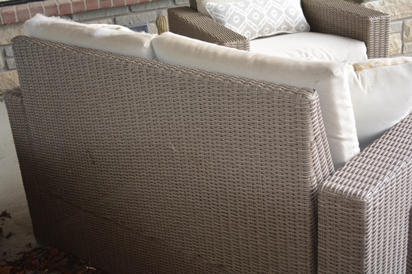 Threshold "Heatherstone" Wicker Patio Chairs and Loveseat