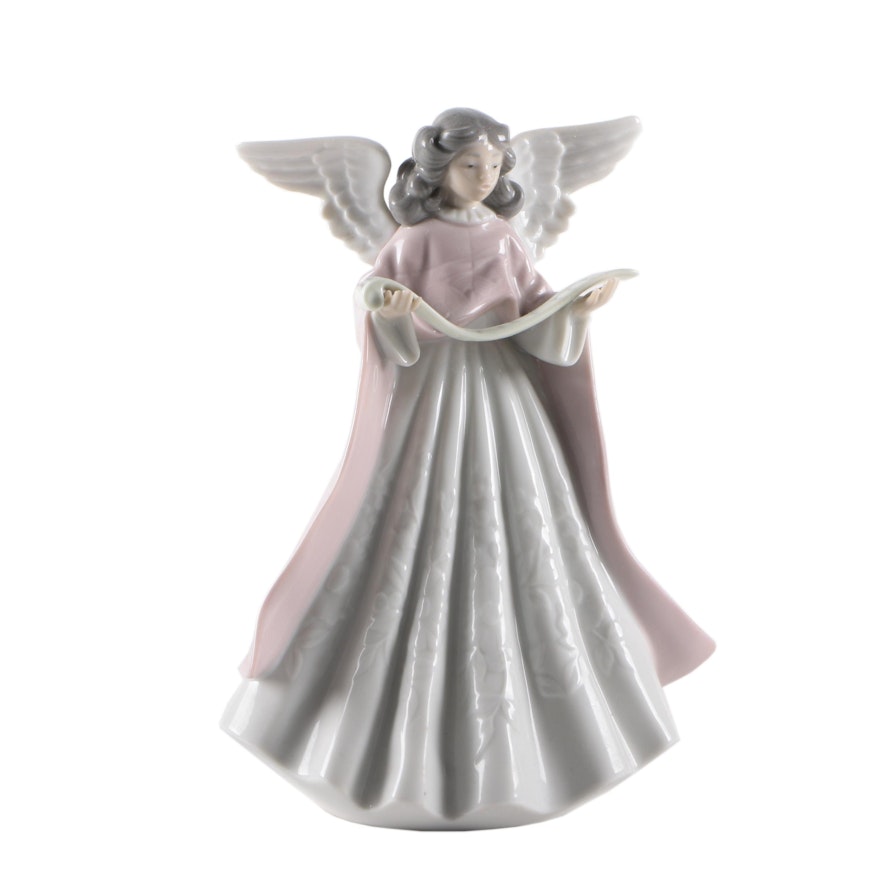 LLadro Angel Tree Topper Figurine