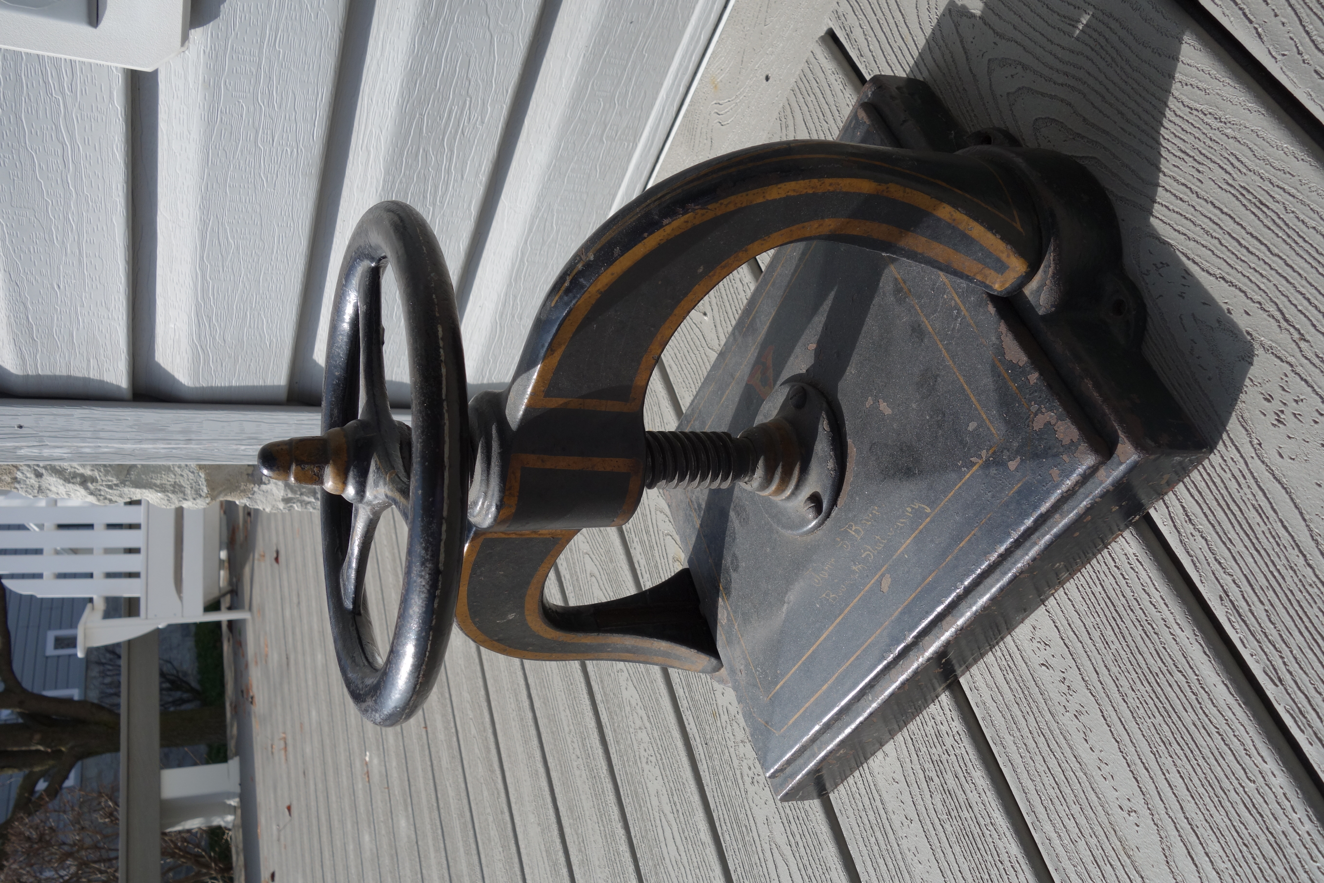 1800's Cast Iron Book Press