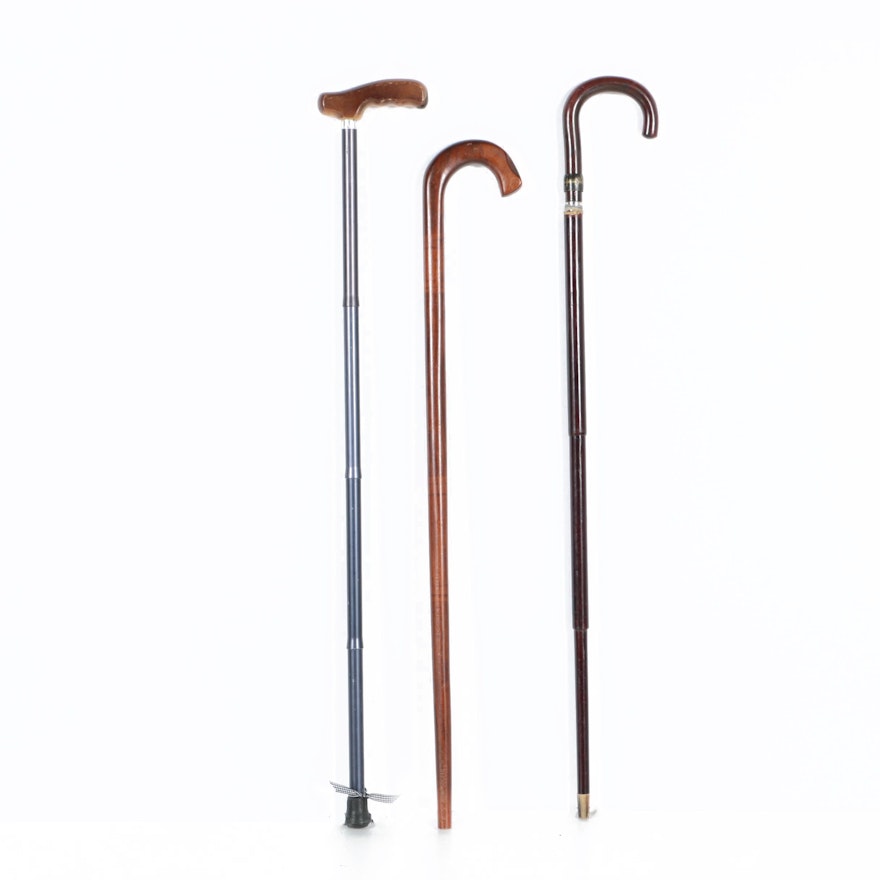 PRIORITY-Cane Collection Including Umbrella Cane