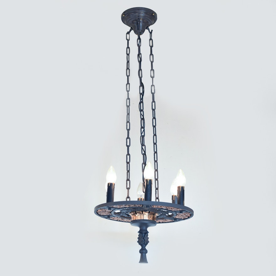 Gothic Revival Style Candelabra Chandelier