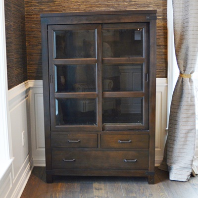 Riverside Furniture "Promenade" Sliding Door Bookcase