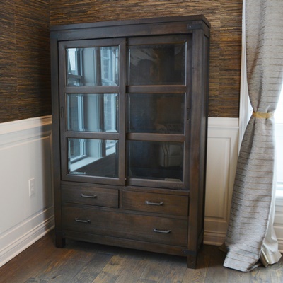 Riverside Furniture "Promenade" Sliding Door Bookcase