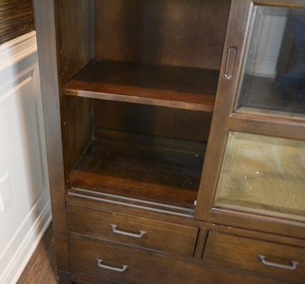 Riverside Furniture "Promenade" Sliding Door Bookcase