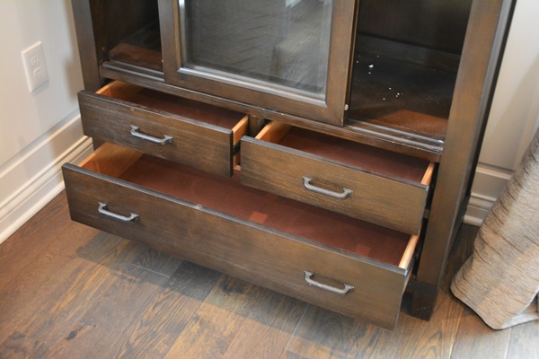 Riverside Furniture "Promenade" Sliding Door Bookcase