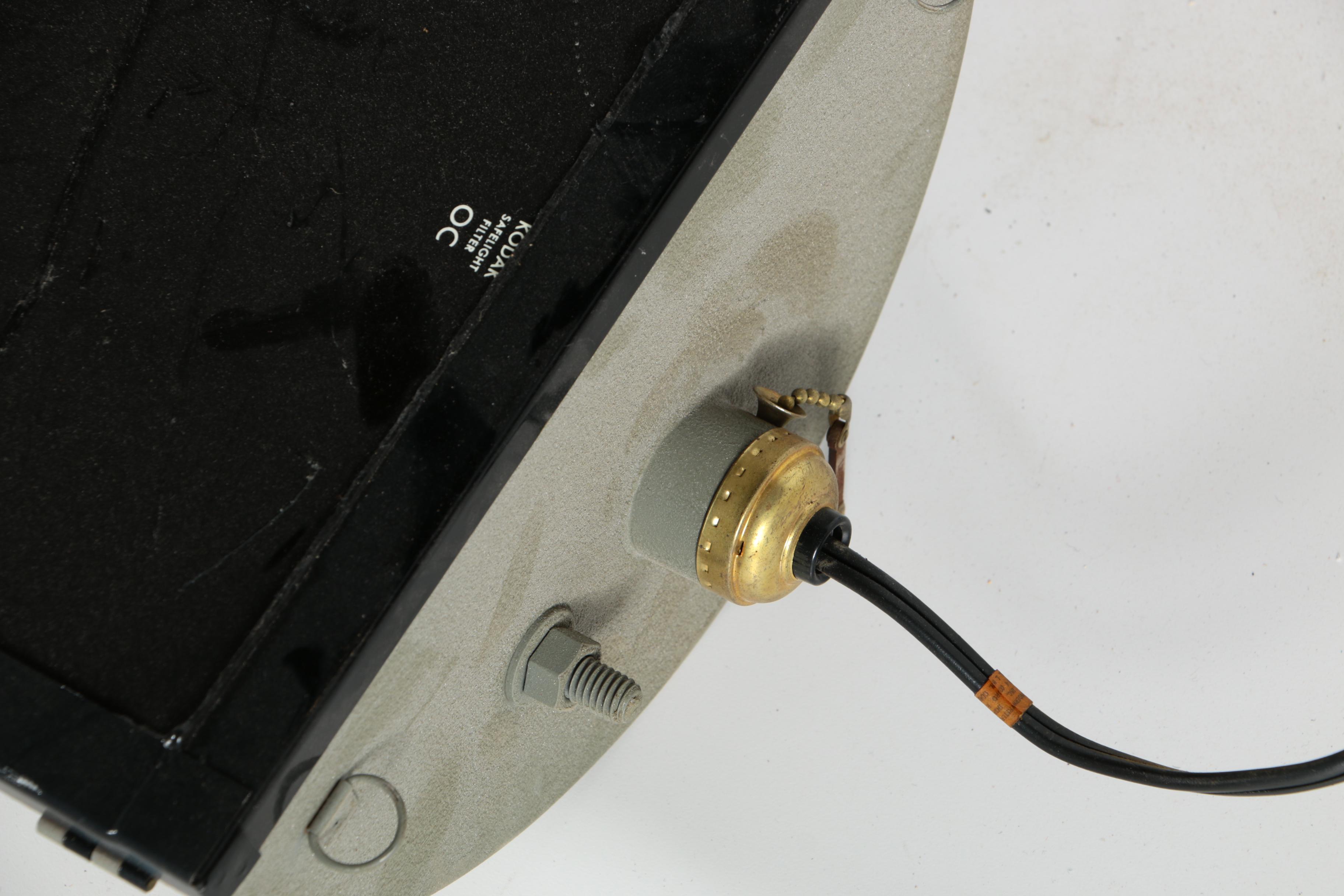 Vintage Utility Lights Including a Kodak Safelight Model C for Darkroom Use