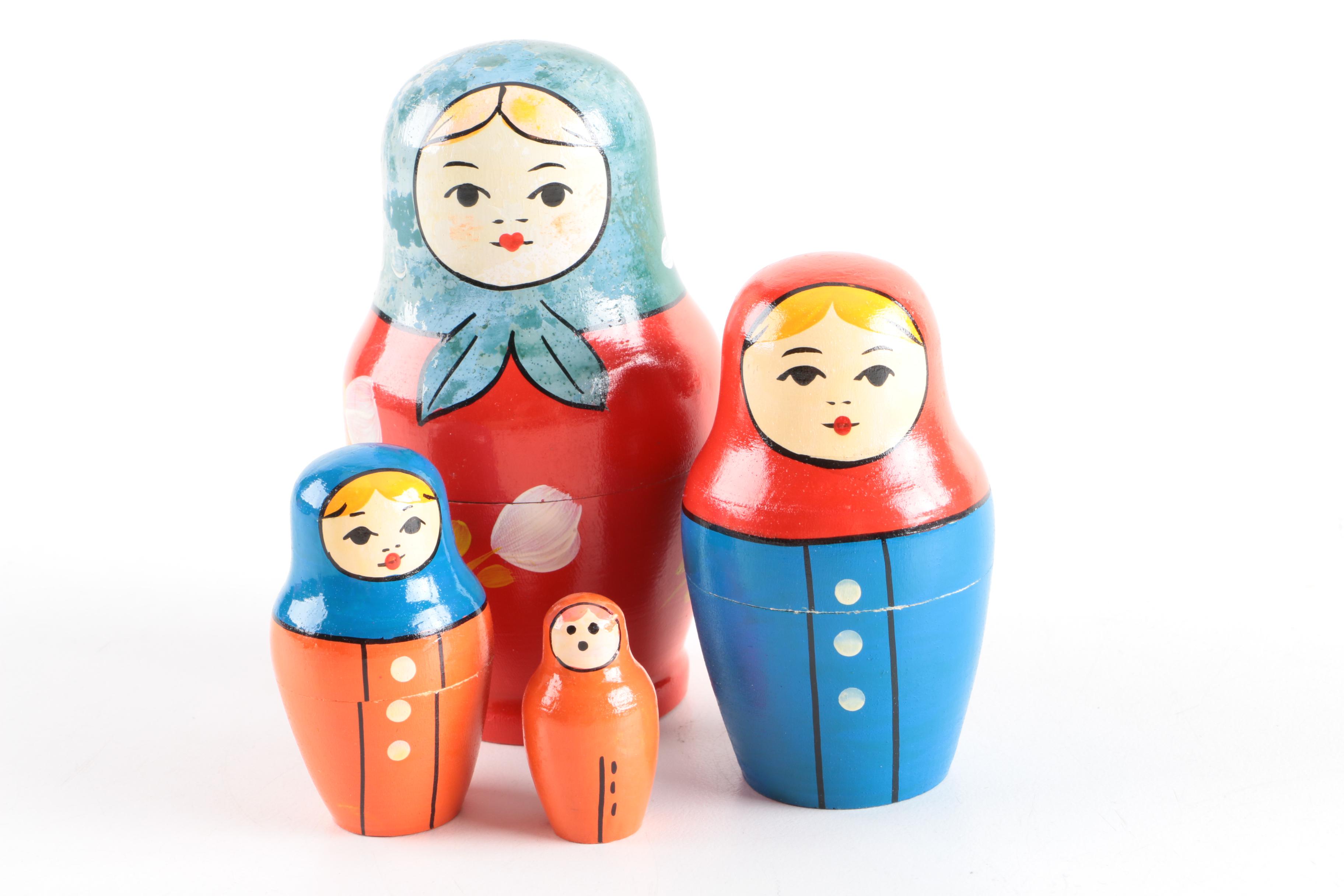Hand-Painted Matryoshka Dolls