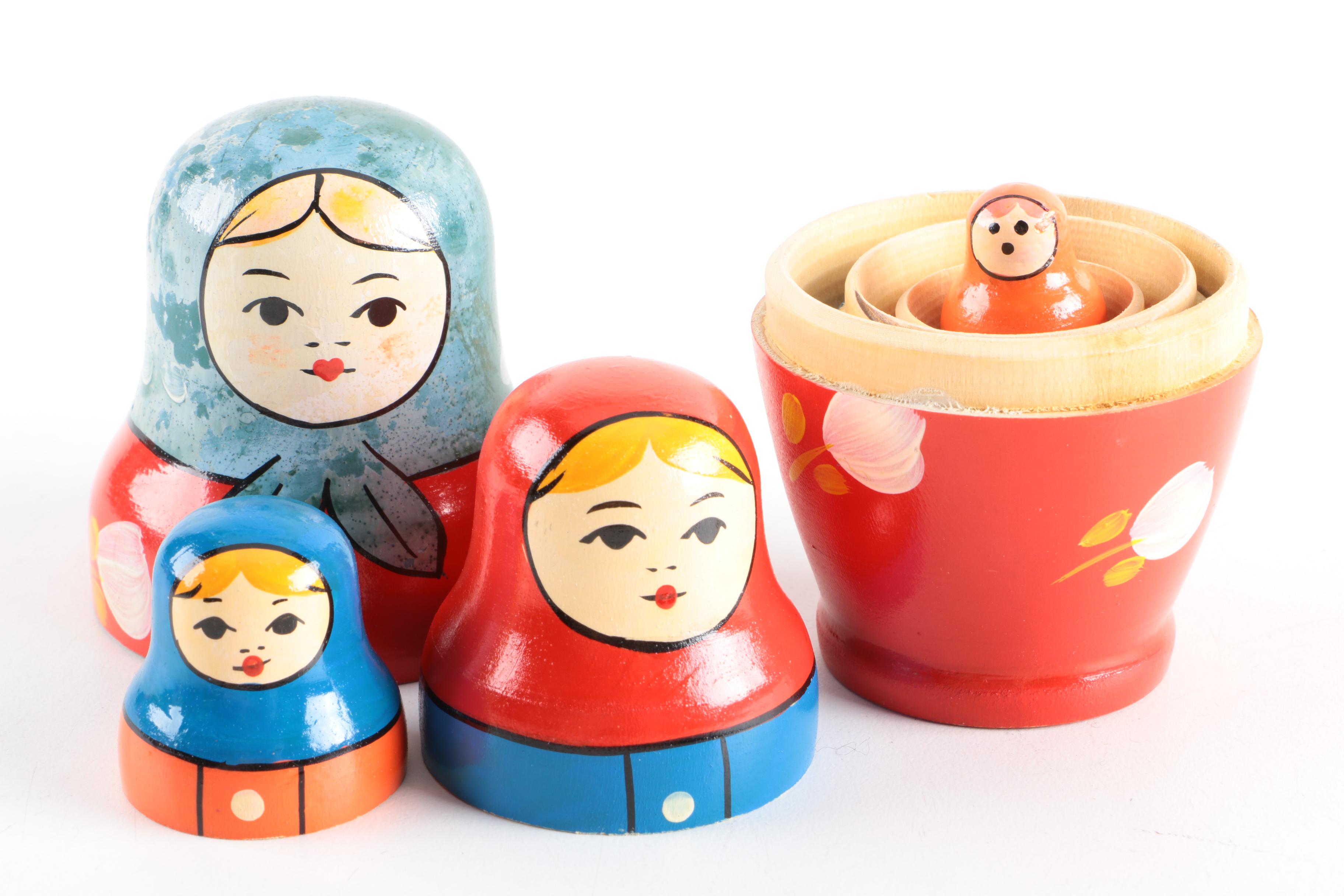 Hand-Painted Matryoshka Dolls
