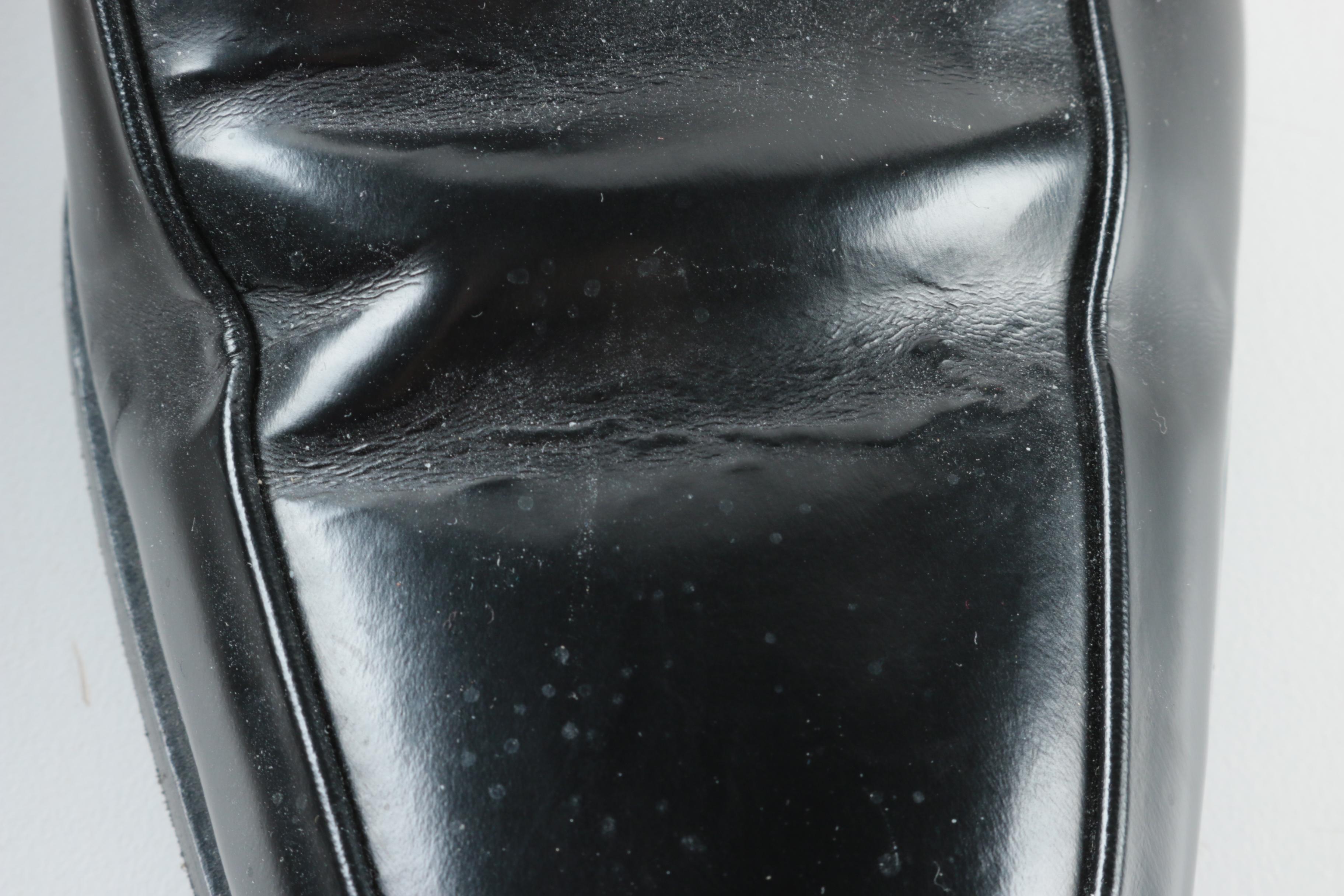 Men's Prada Black Leather Loafers