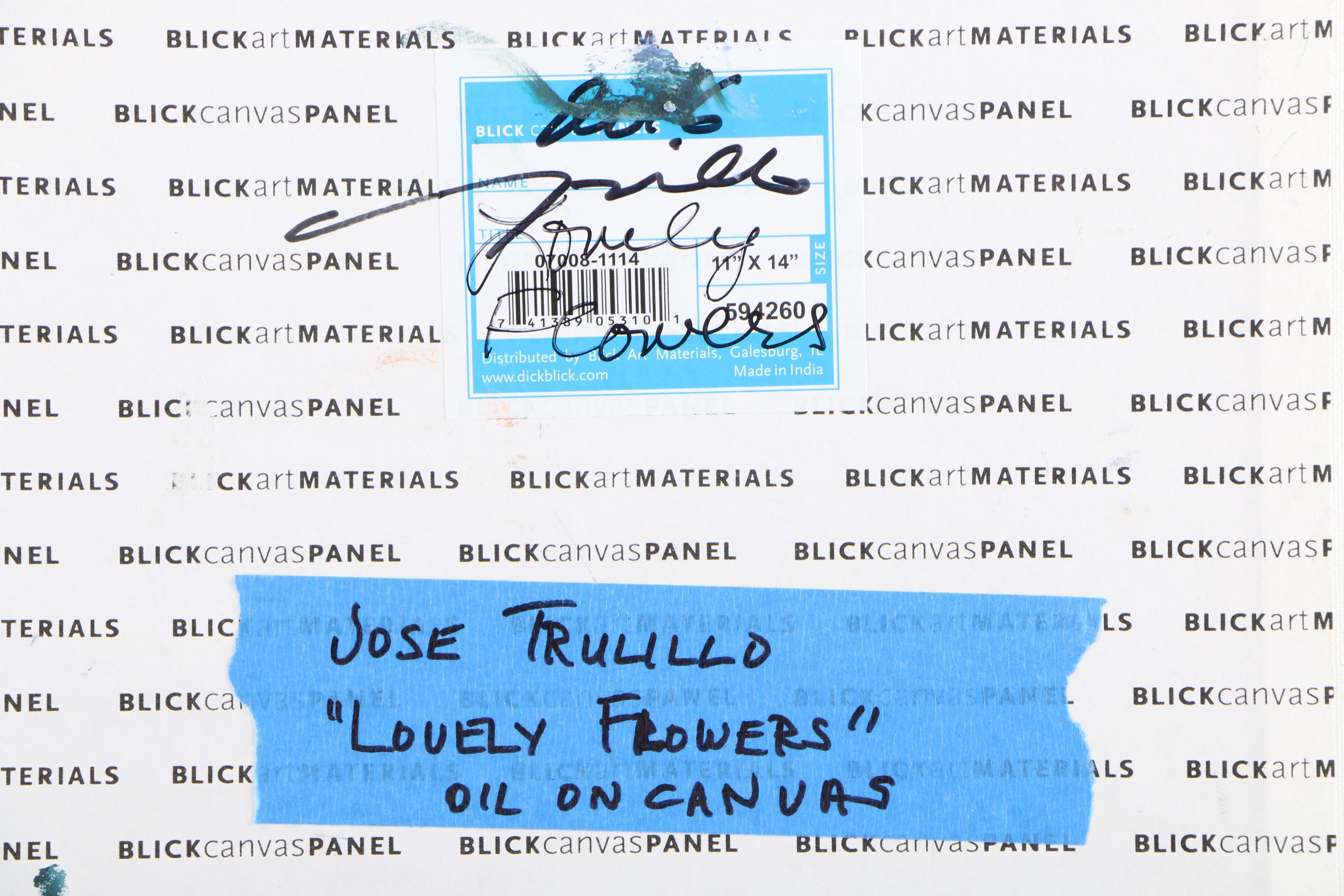 Jose Trujillo Oil Painting "Lovely Flowers"