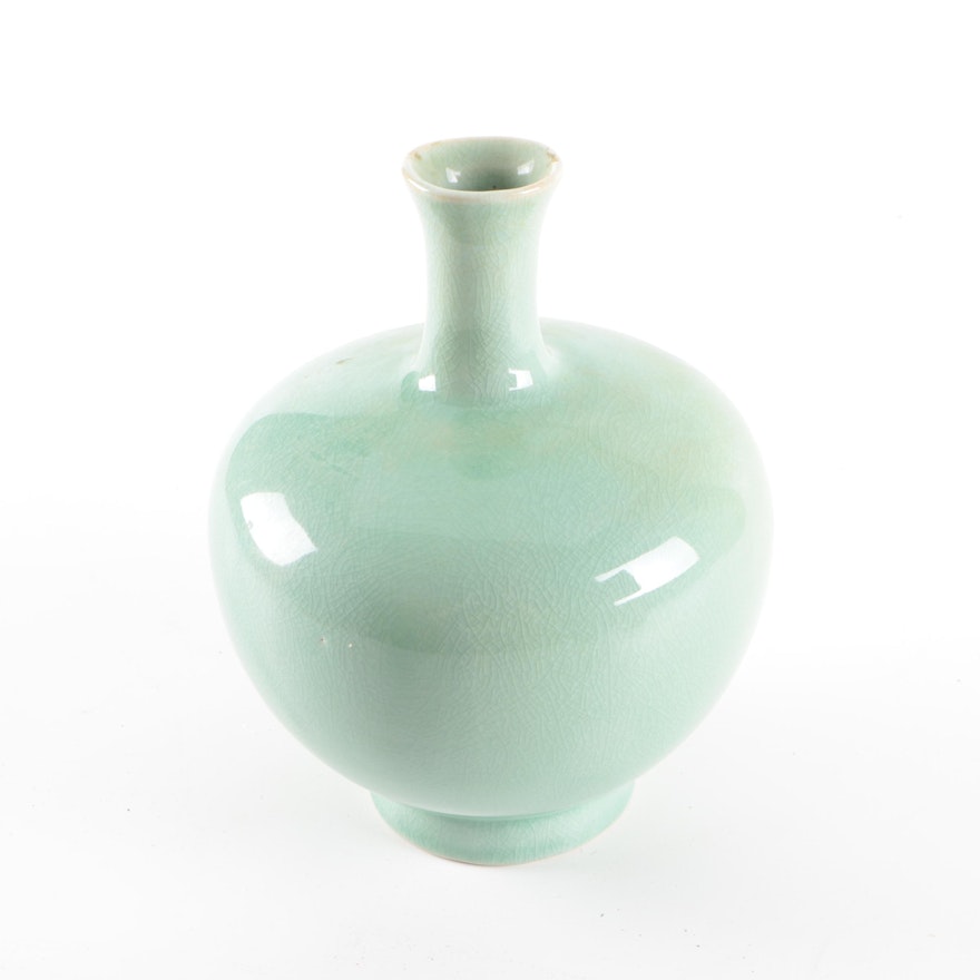 Celadon Porcelain Bud Vase