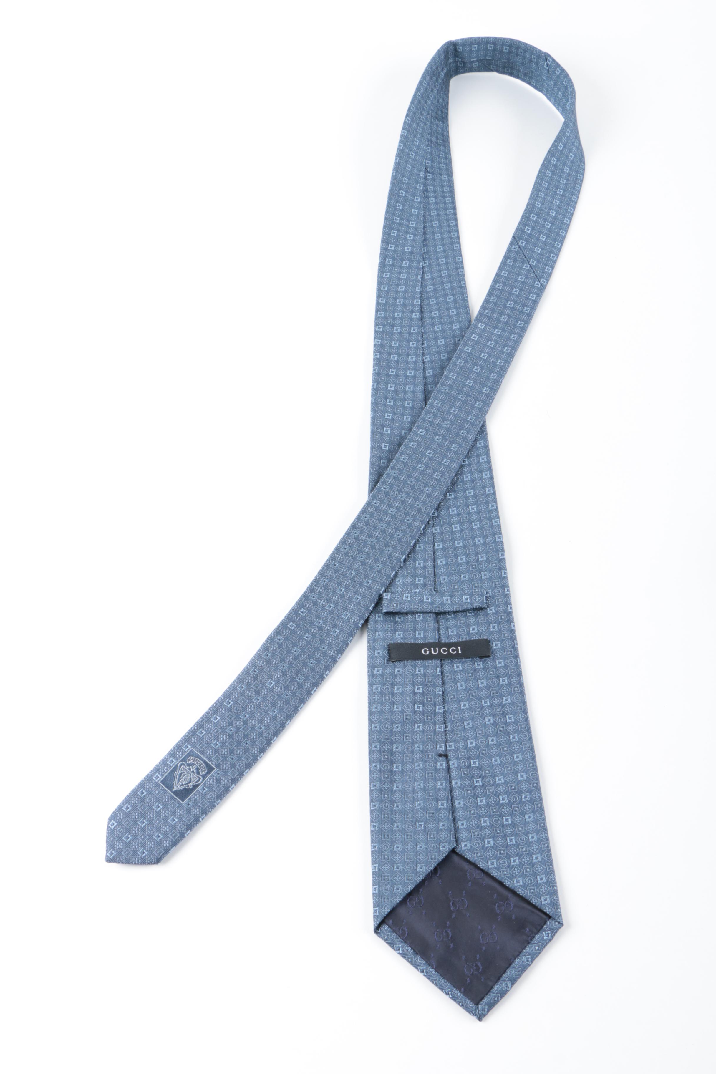 Men's Neckties Including Gucci and Christian Dior