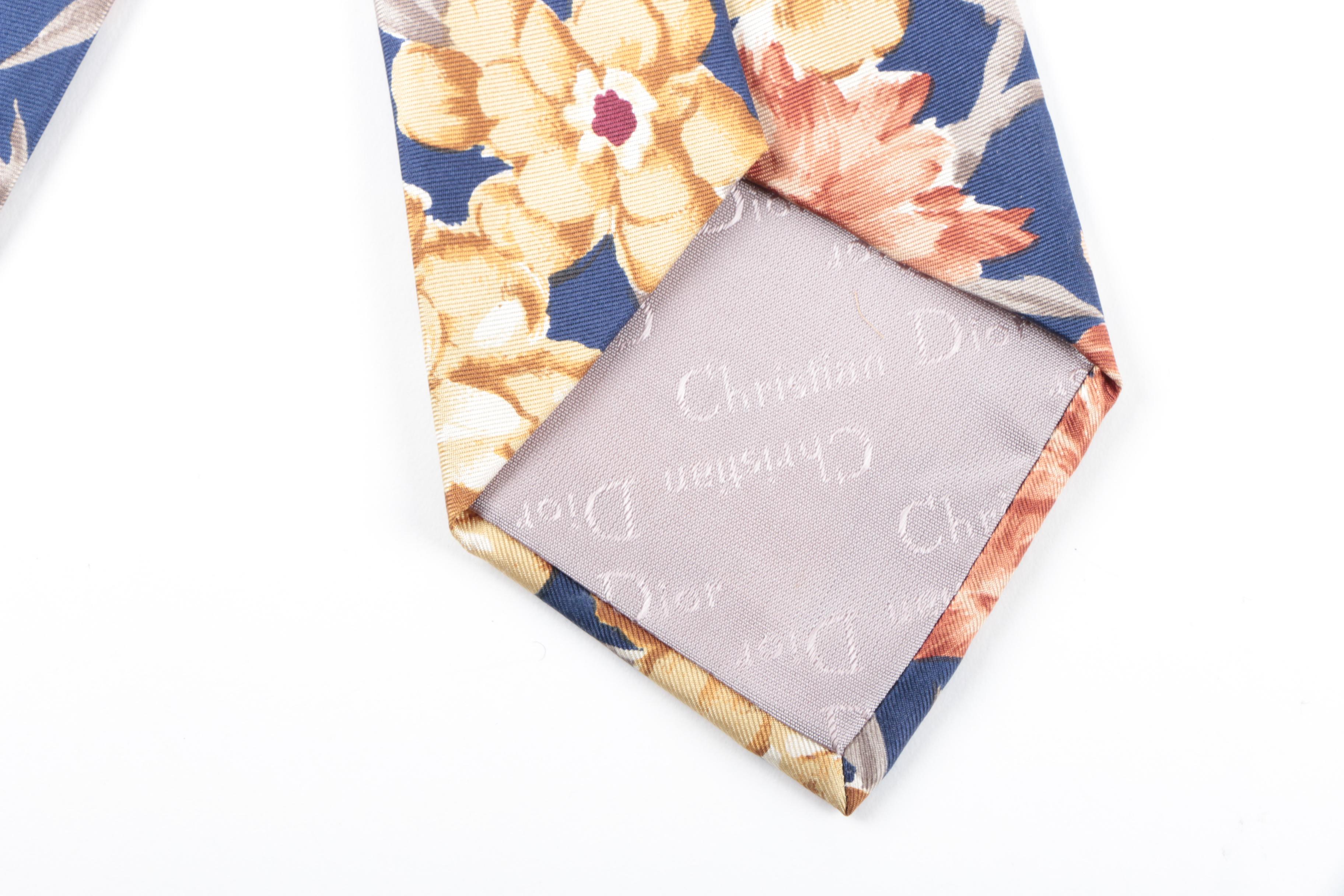 Men's Neckties Including Gucci and Christian Dior