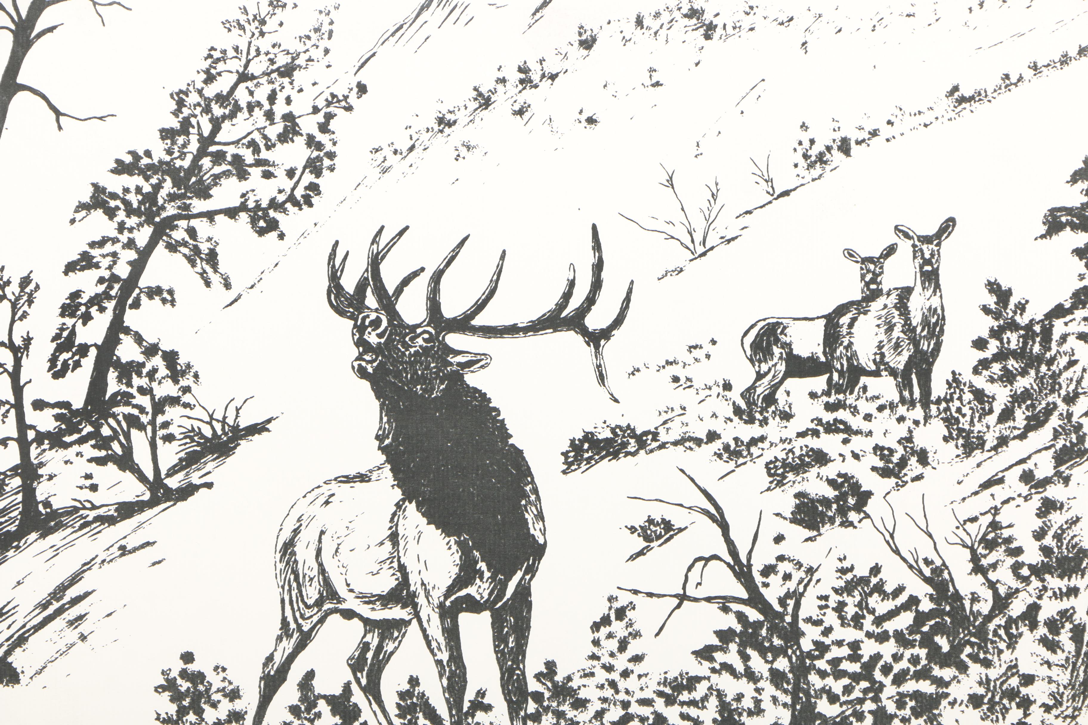 Serigraphs After Cliff McCurdy of Animals in Nature