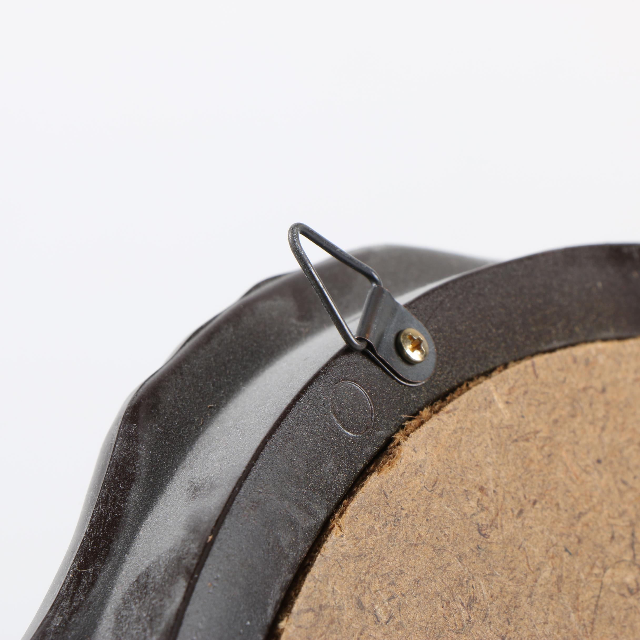 Vintage Gelatin-Silver Photographic Portrait in Frame