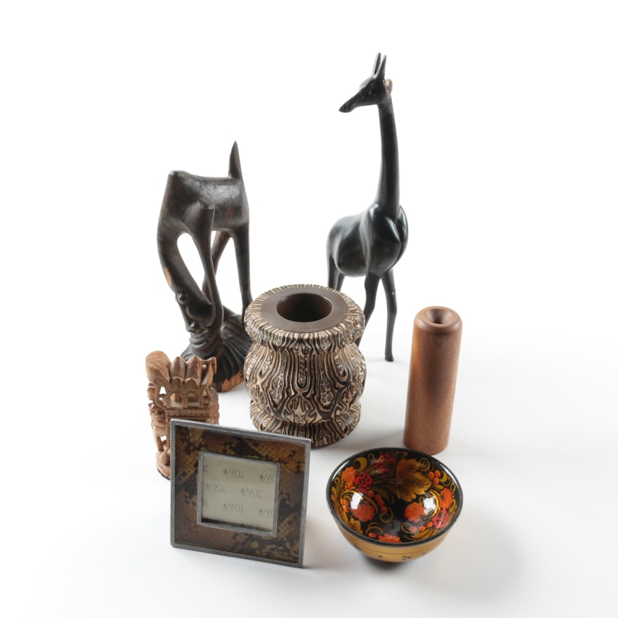 Decorative Objects Featuring Makonde Carving