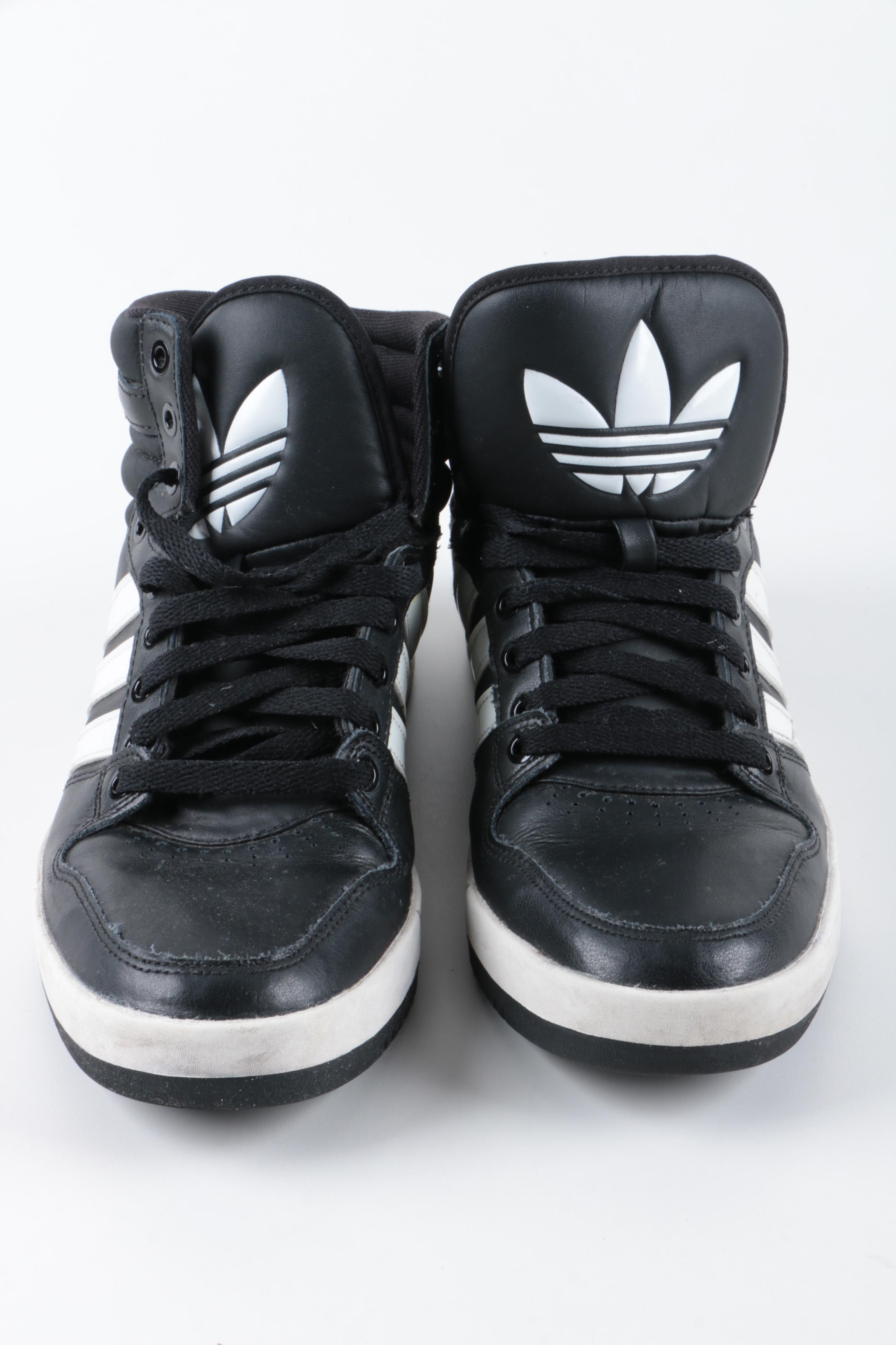 Men's Adidas Originals Court Attitude High Top Sneakers