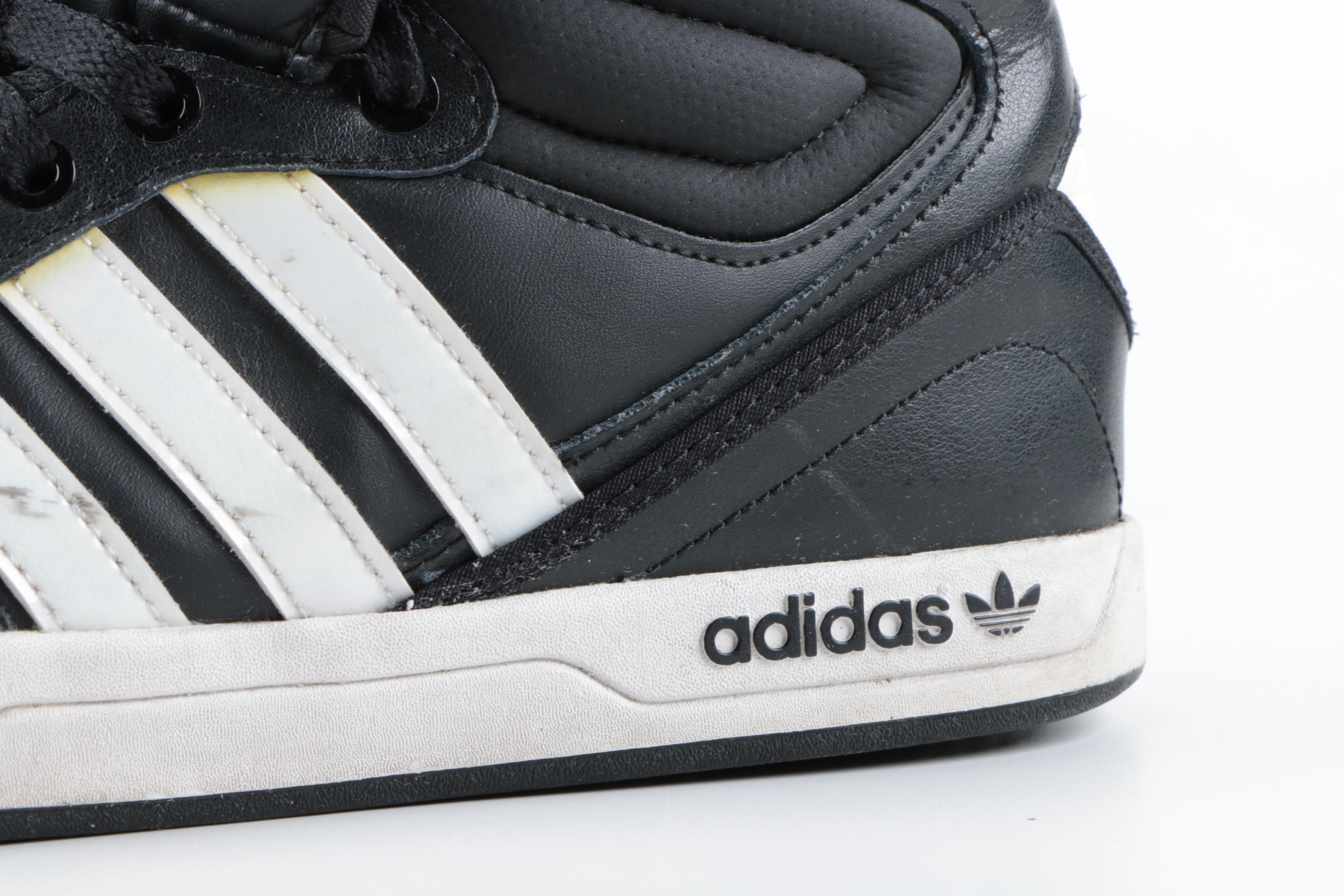 Men's Adidas Originals Court Attitude High Top Sneakers
