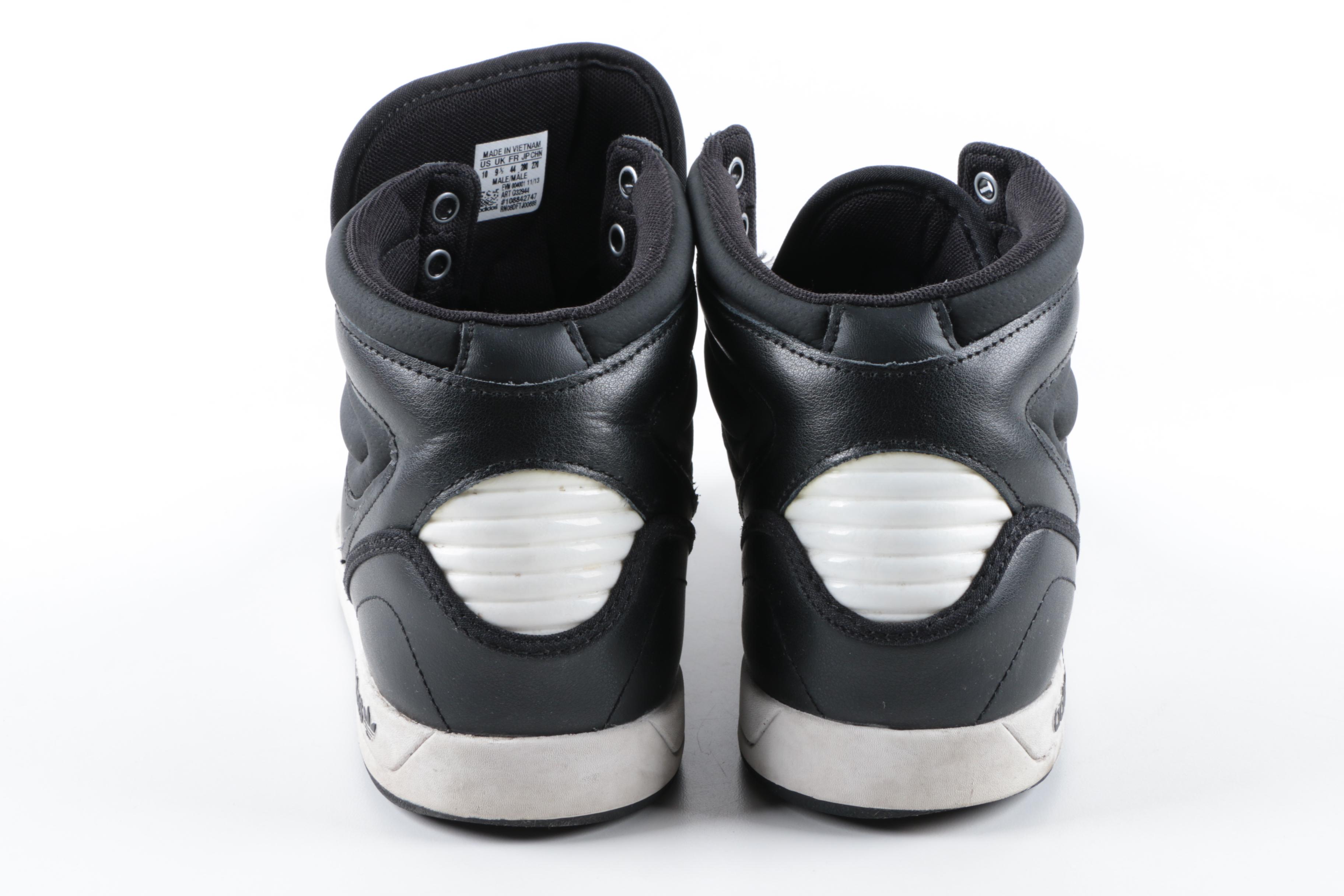 Men's Adidas Originals Court Attitude High Top Sneakers