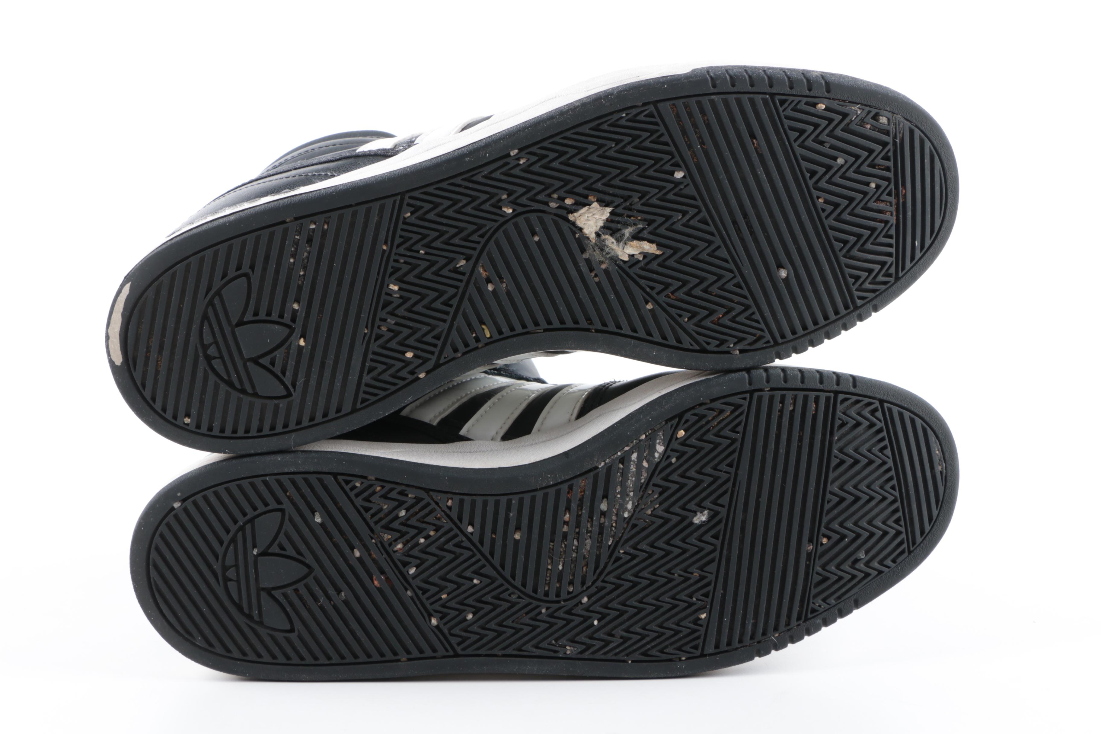 Men's Adidas Originals Court Attitude High Top Sneakers