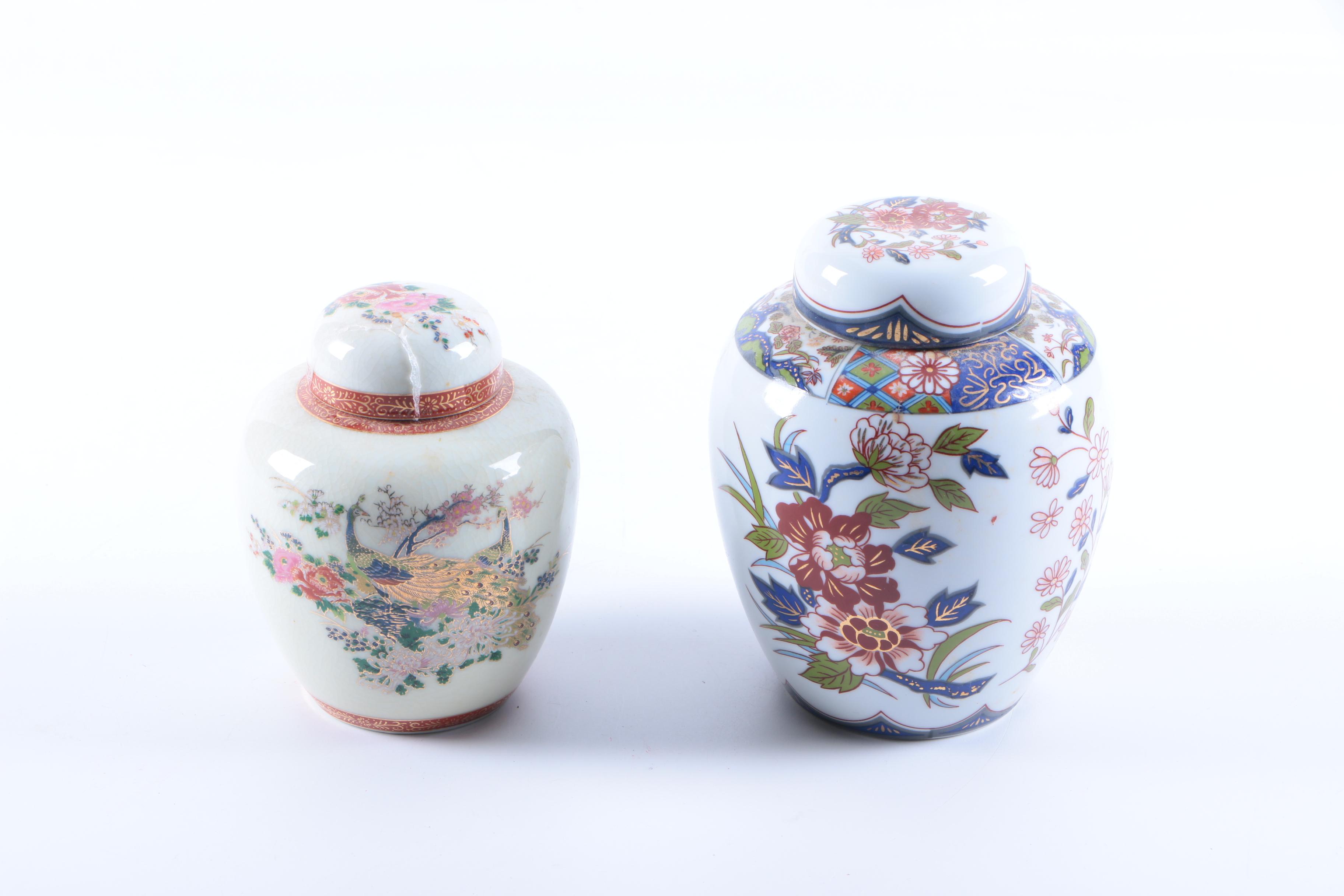 Ceramic Urns and Vases Featuring Satsuma